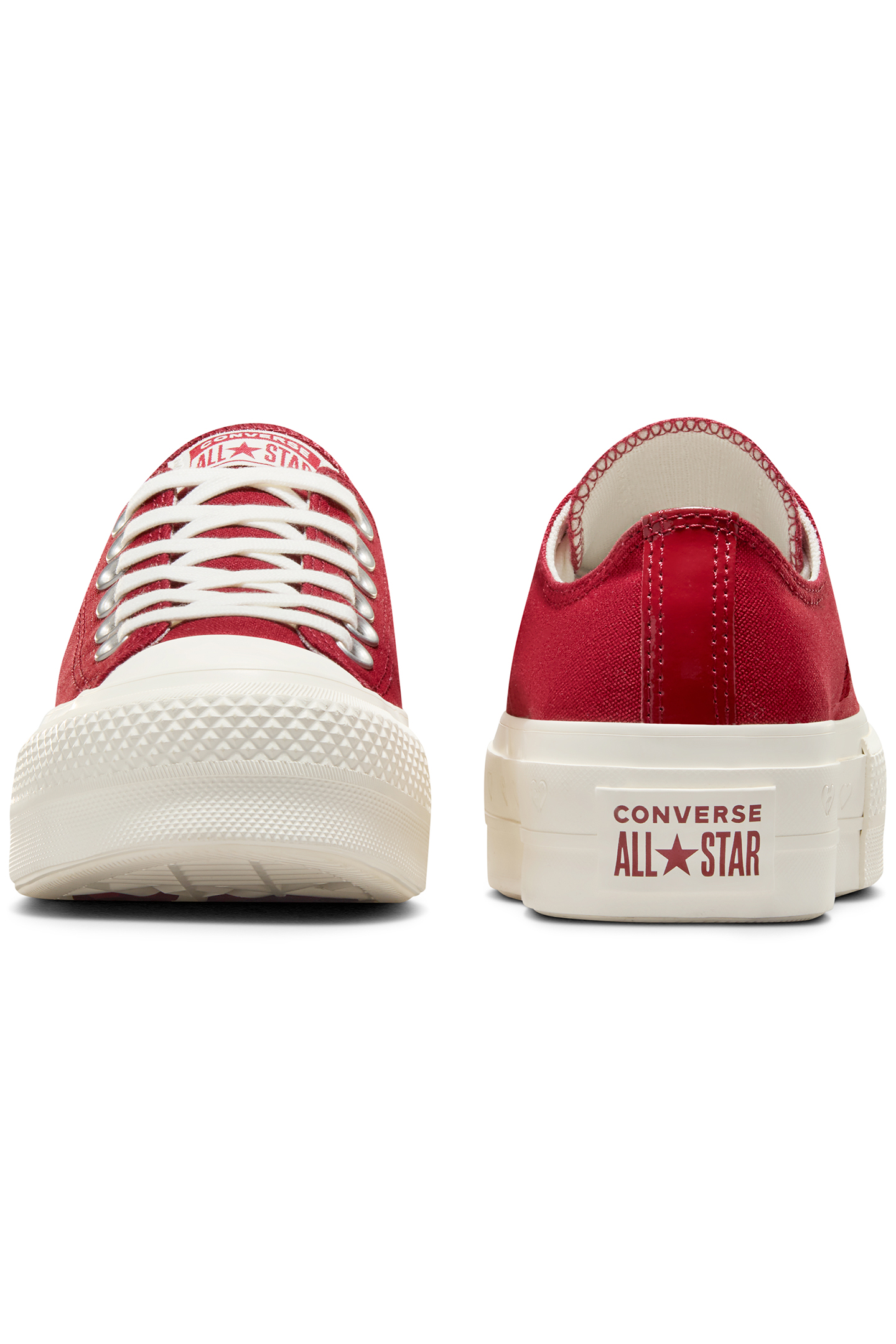 CHUCK TAYLOR ALL STAR LIFT PLATFORM HEARTS PARK RED/VINTAGE  4