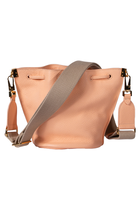 CROSS BODY BUCKET BAG IN PEACH 3