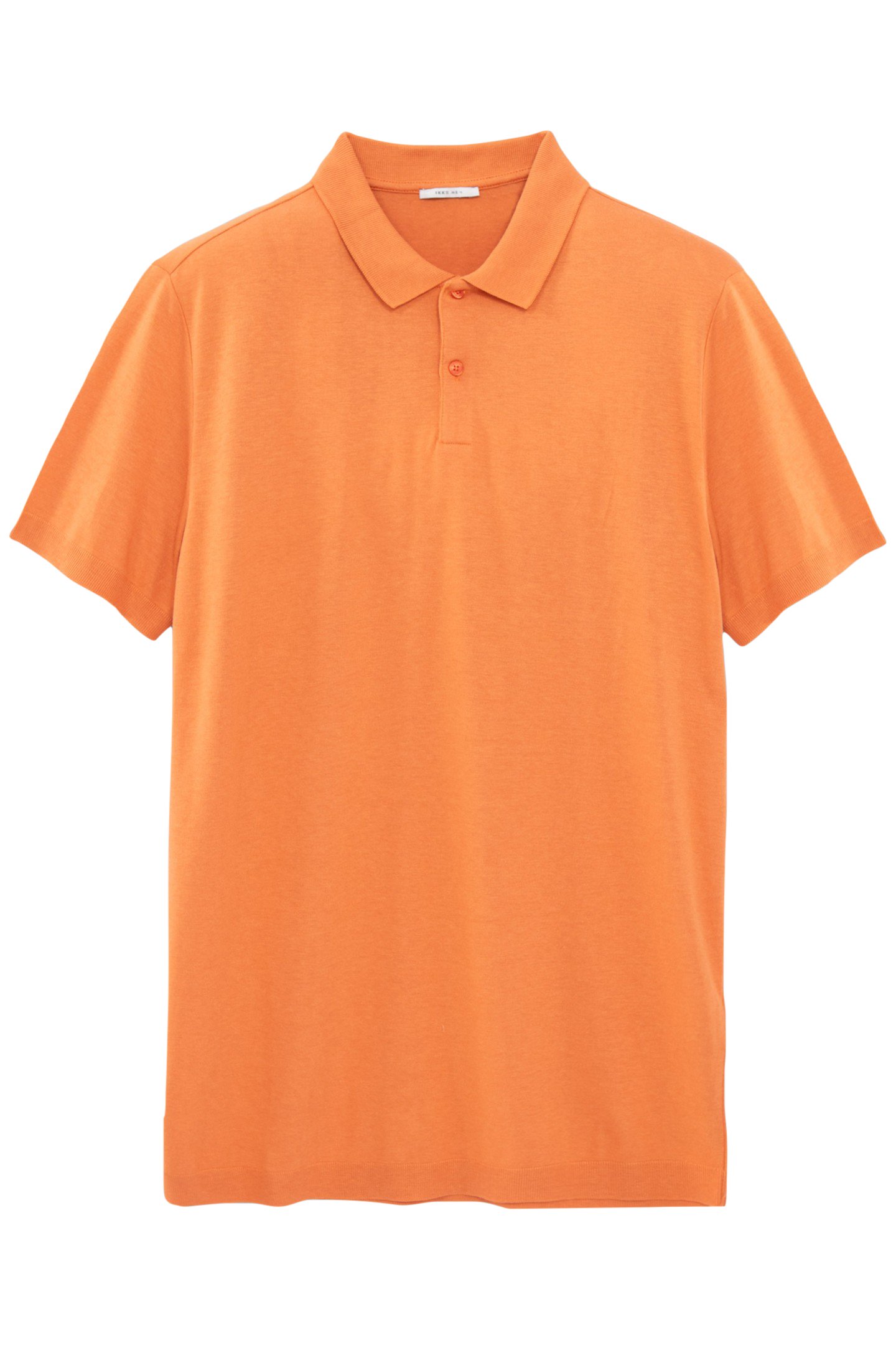 ORANGE COTTON MODAL BLEND POLO SHIRT 4