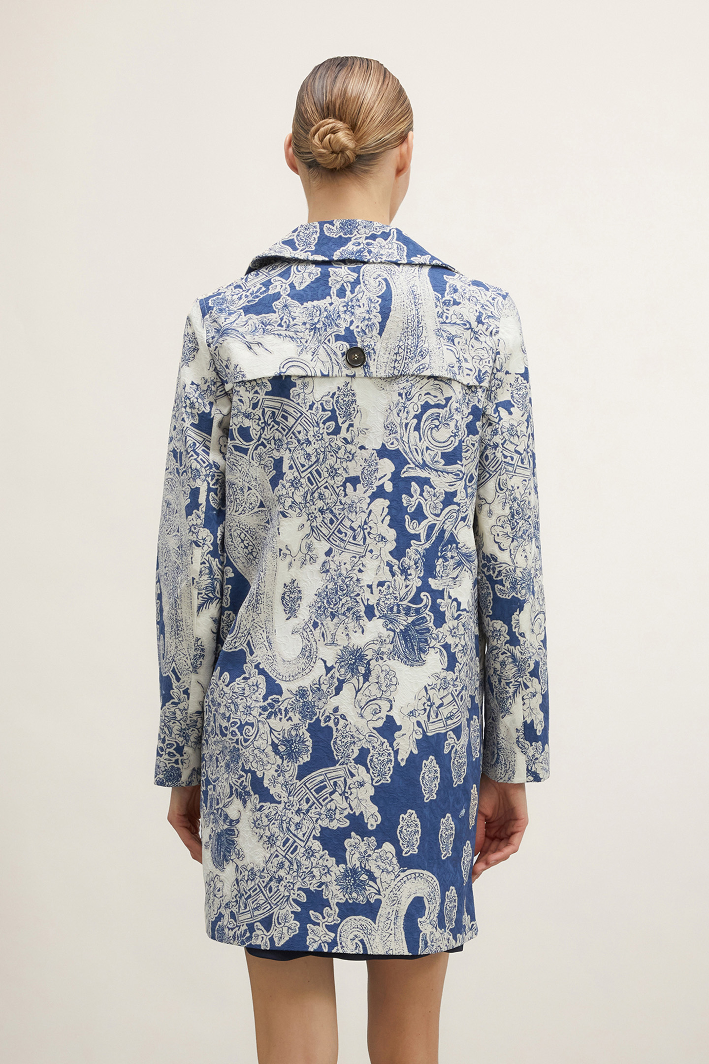 LIGHT JACQUARD COAT BLUE 2