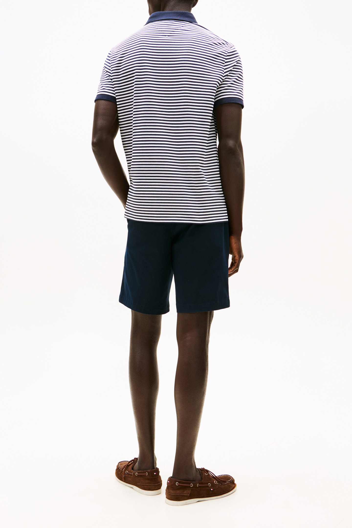 1985 REGULAR FIT POLO DESERT SKY AND WHITE 3