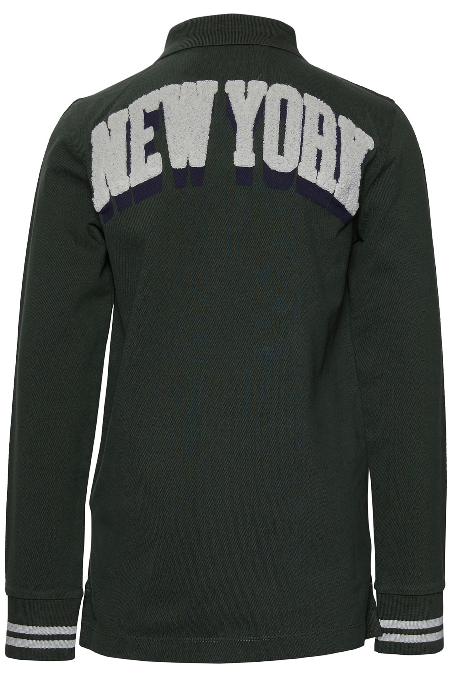 CUSTOM FIT COTTON POLO IN GREEN 2