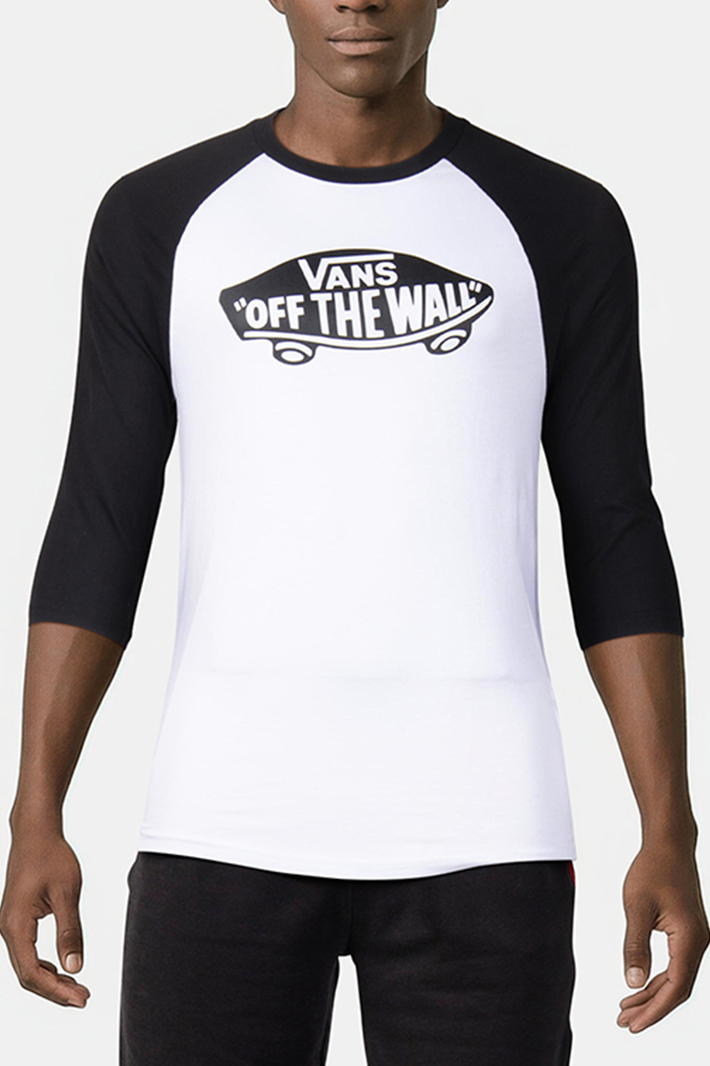 STYLE 76 RAGLAN WHITE/BLACK 1