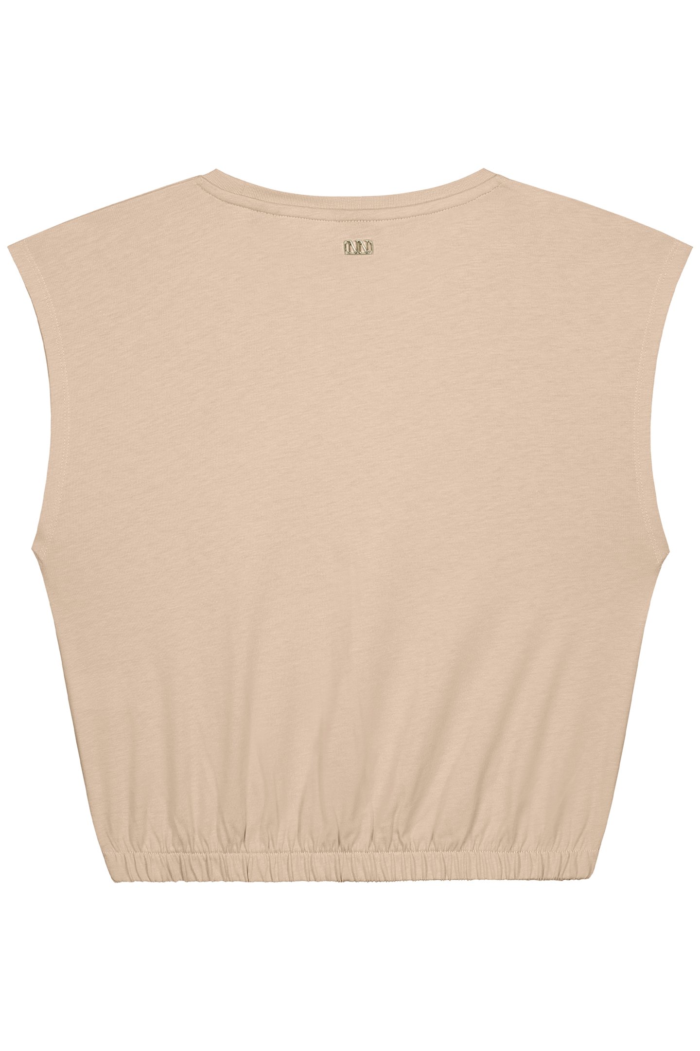 ELASTIC WAIST T-SHIRT HUMMUS 2