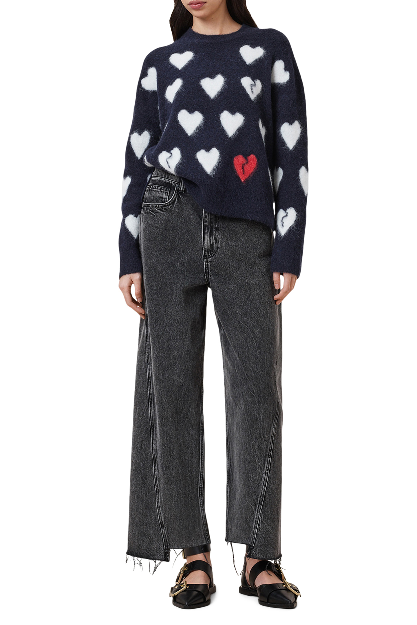 AMORA JUMPER INK BLUE/WHITE 3