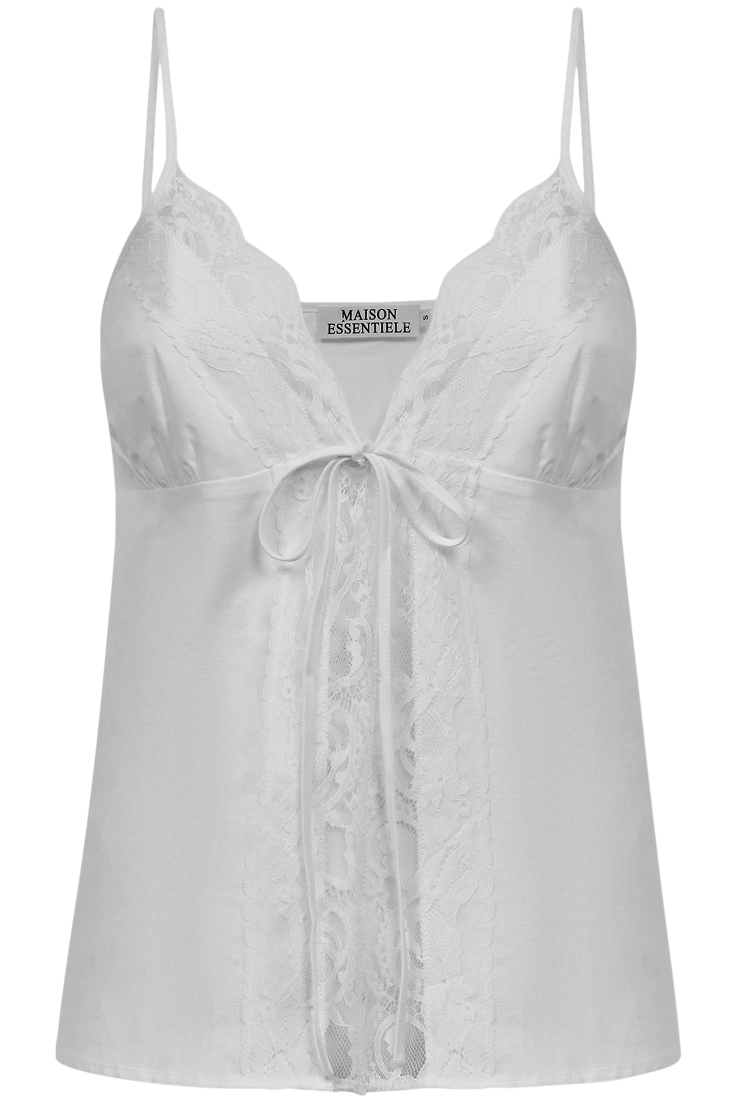 MAISON ESSENTIELE LOVER CAMI OPTIC WHITE 4