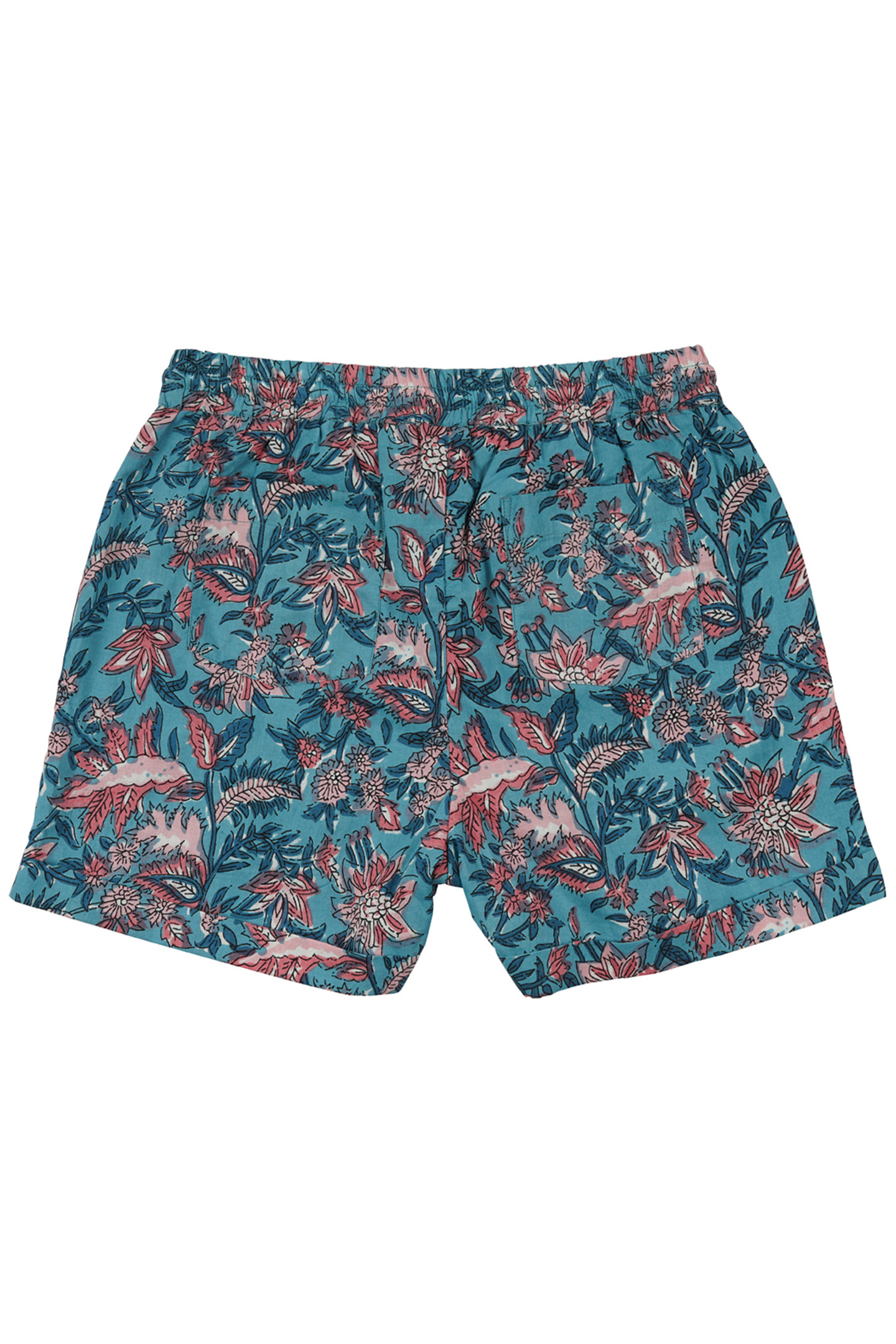 SHORTS ALIKI TEAL GARDEN OF EDEN 2