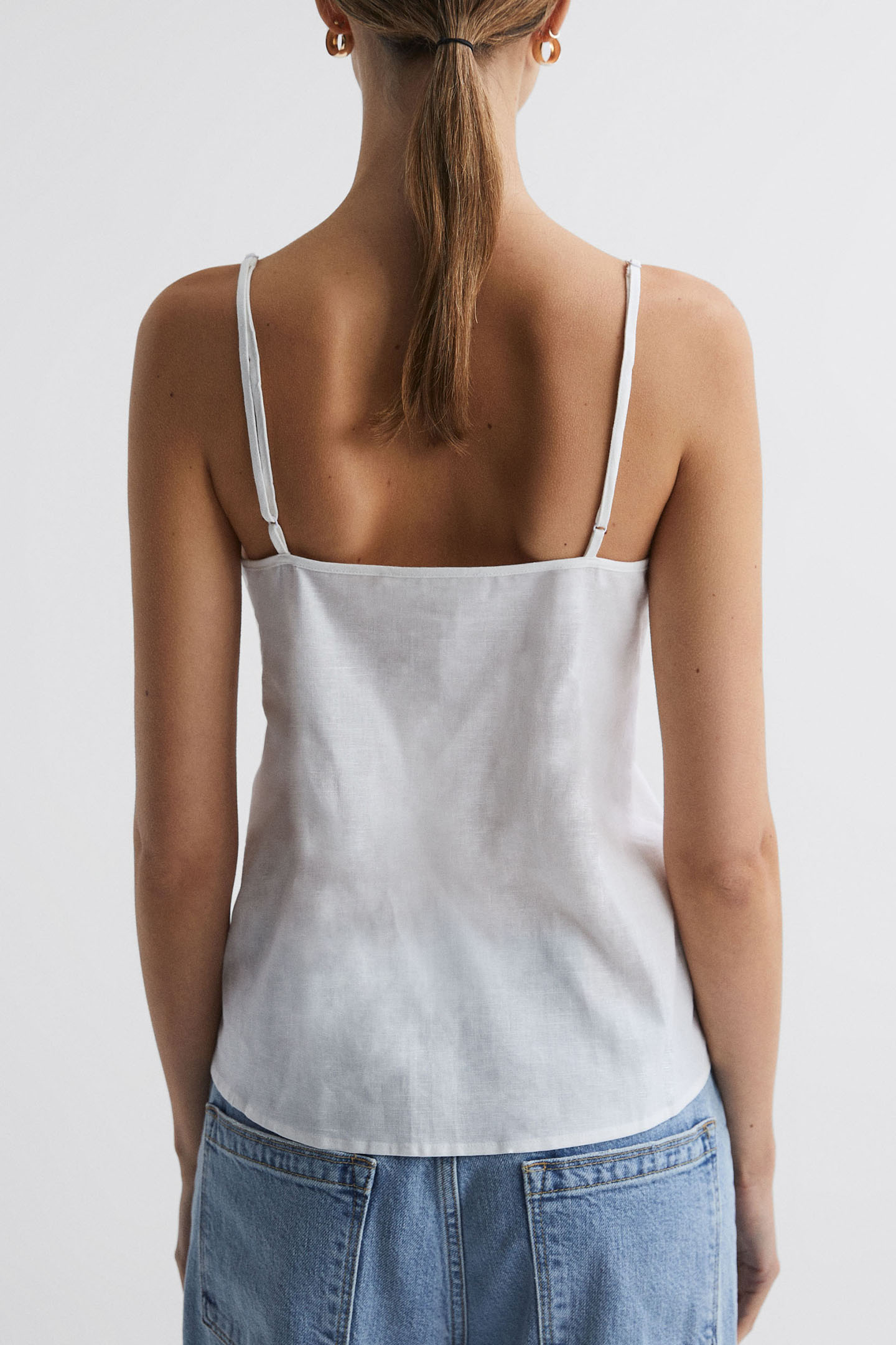 MAISON ESSENTIELE LOVER CAMI OPTIC WHITE 2