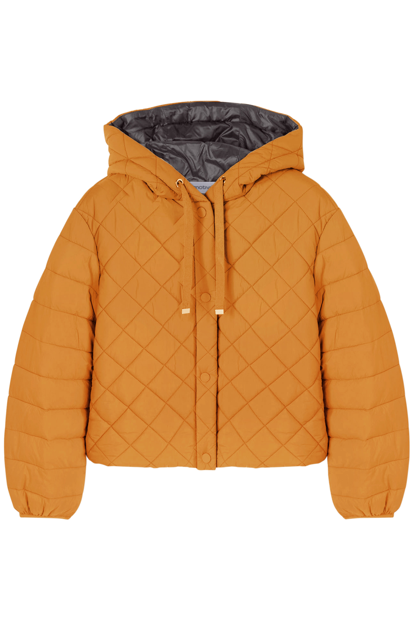 SHORT HOODED DOWN JACKET NATURAL 3
