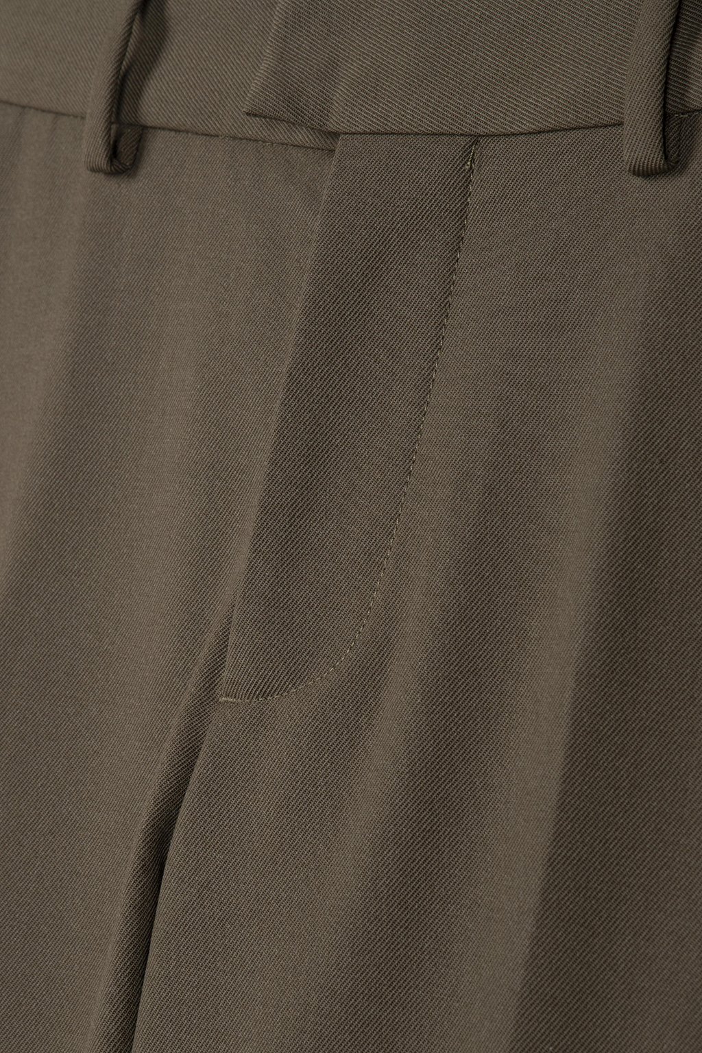 WHARTON CROPPED PANTS ARMY GREEN 3