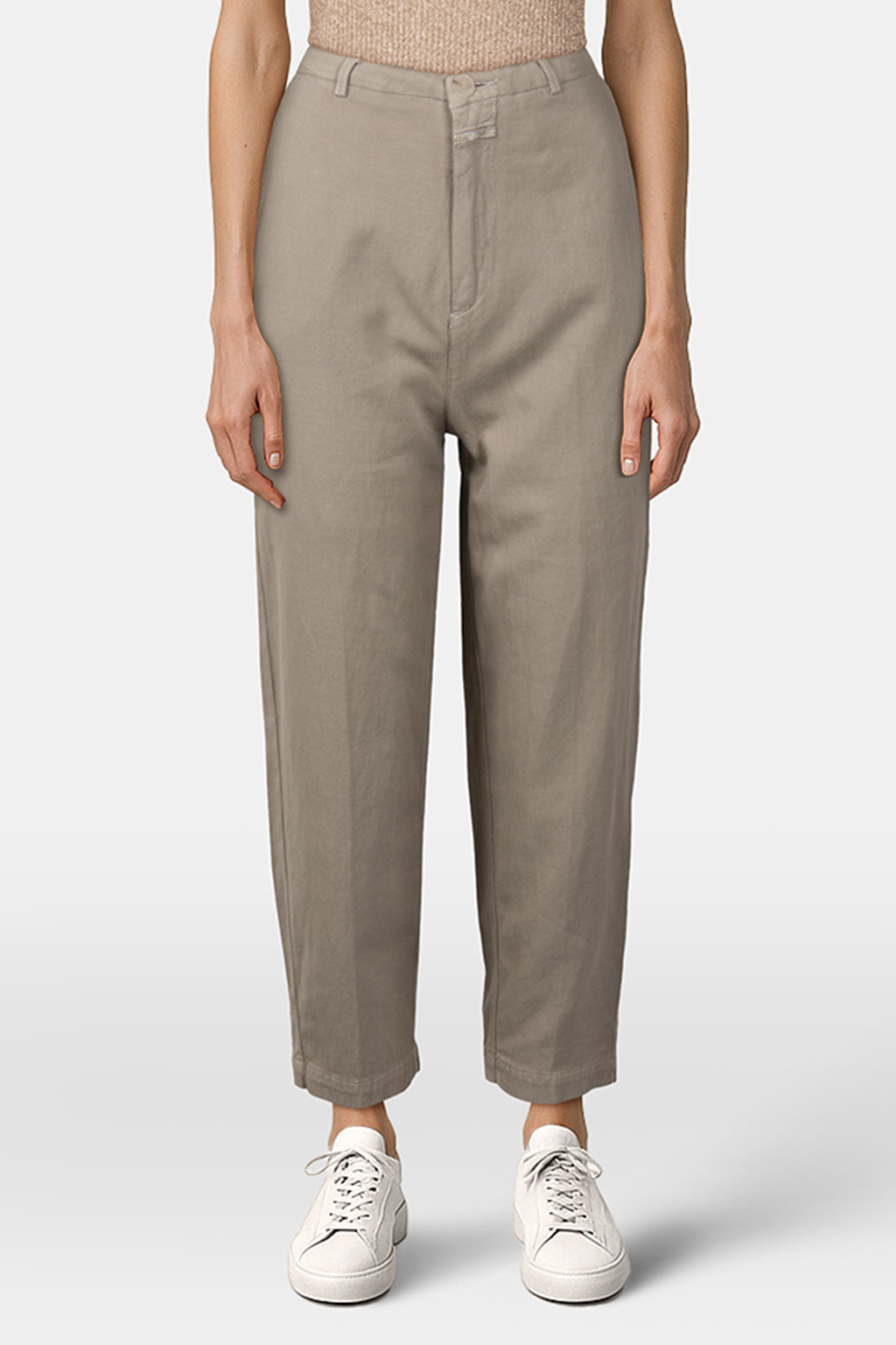 MAWBRAY CROPPED PANTS GREY VENEER 1