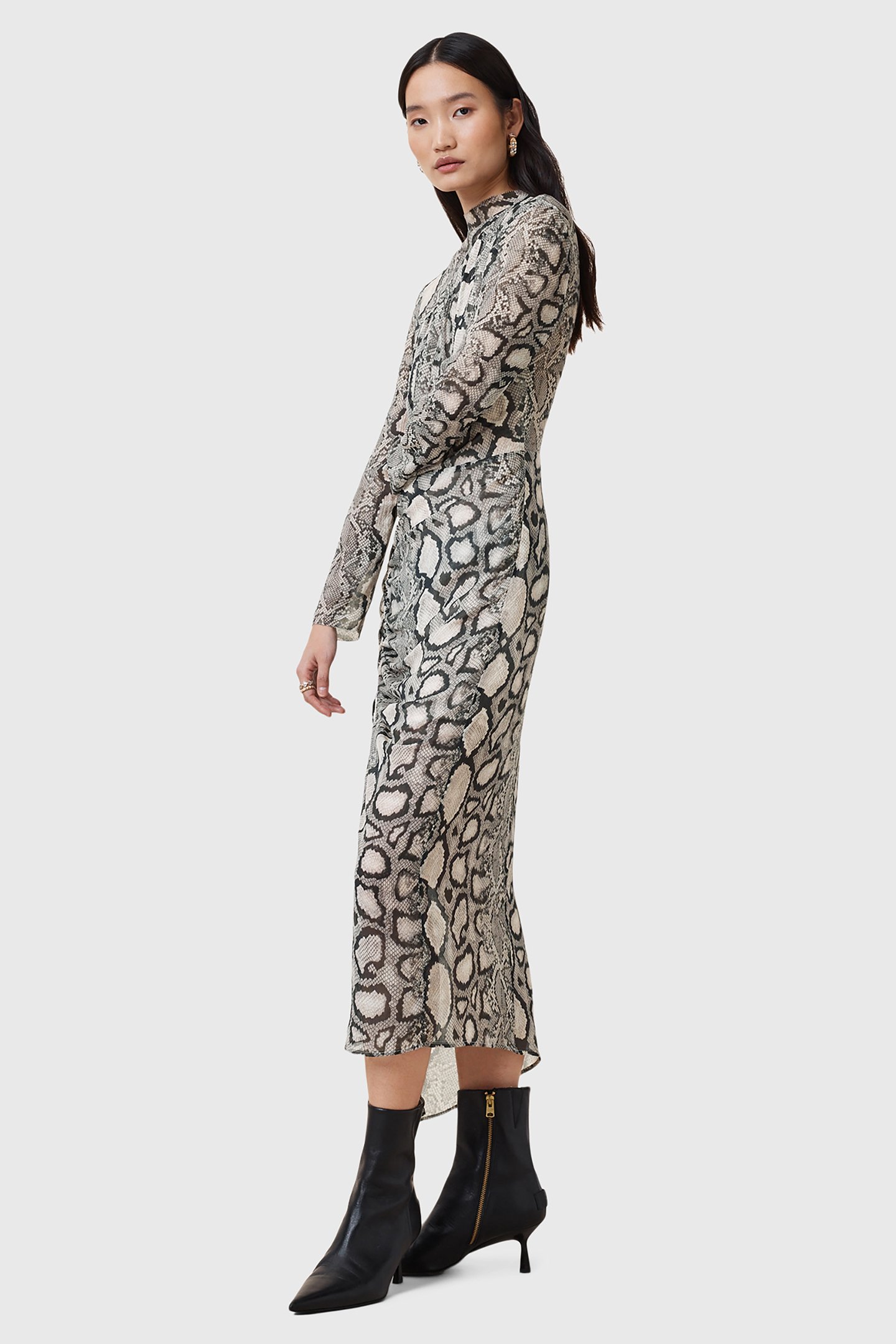 RIZO DRESS FLOW ECRU WHITE 5