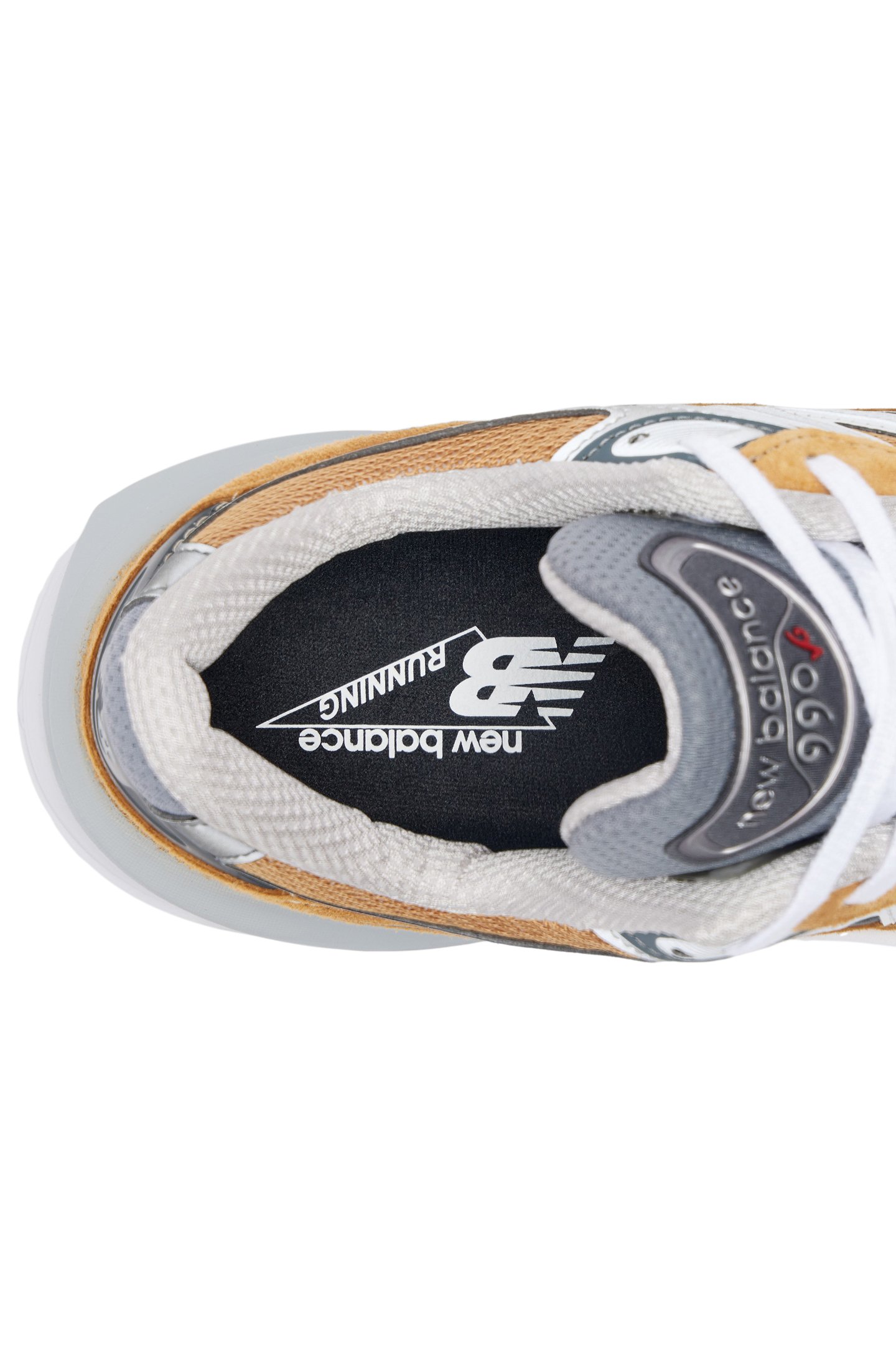 U990TN6 SNEAKERS IN ORANGE AND GREY 9