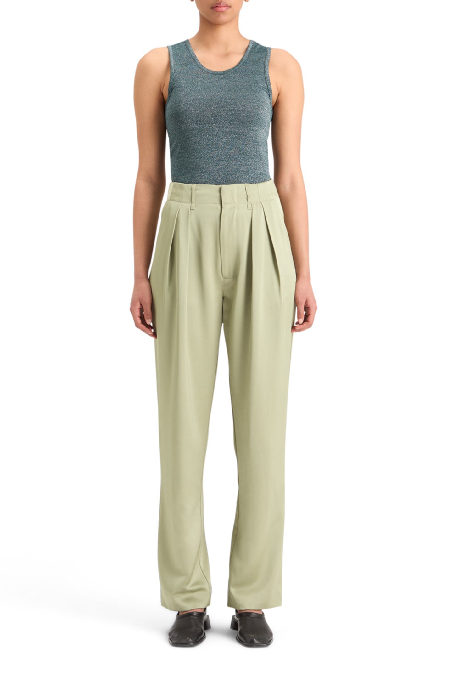 LUREX RACER TANK CYPRESS GREEN 3