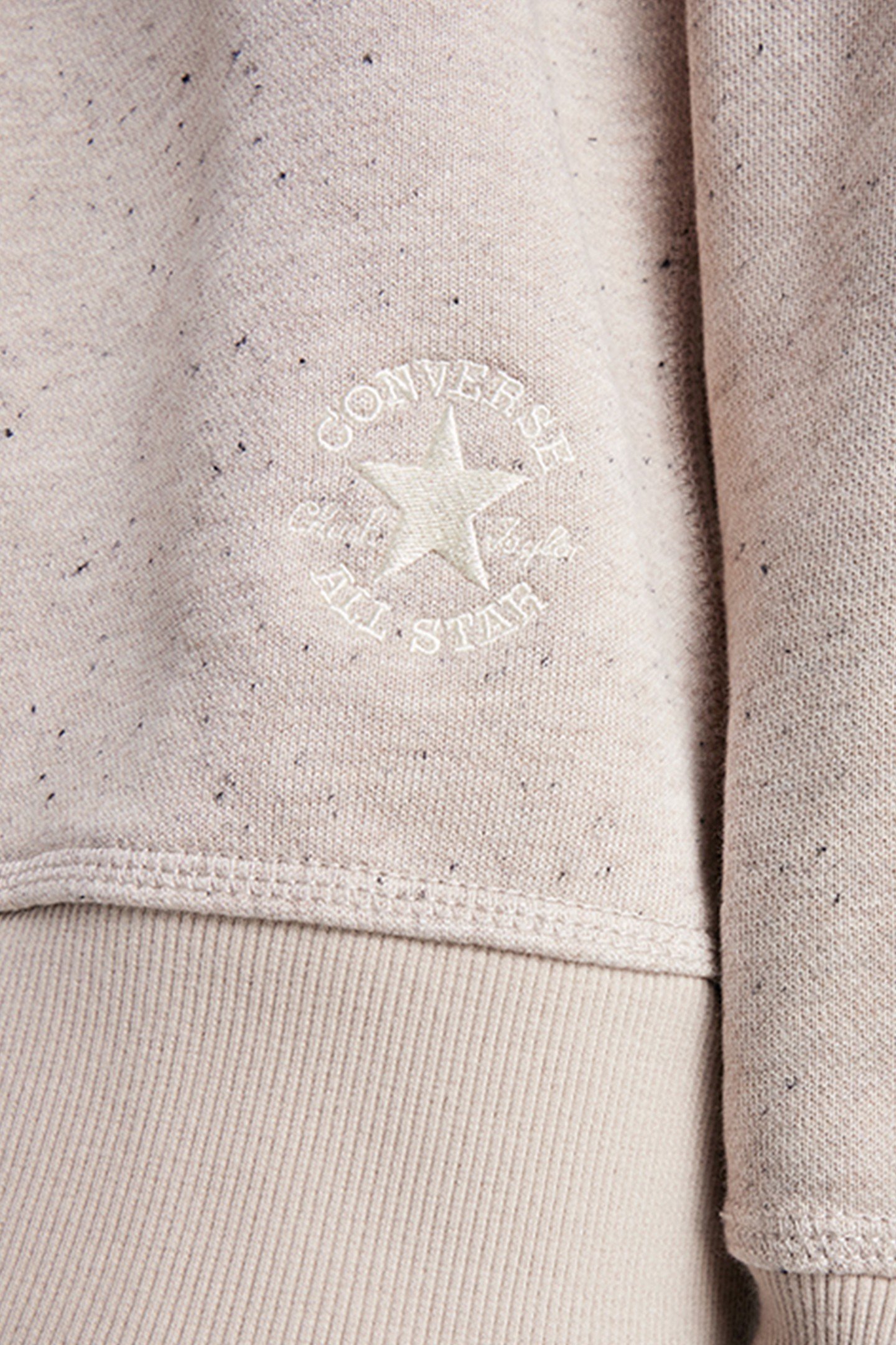 CONVERSE GO-TO GOLD STANDARD NEPPED CREW NECK PAPYRUS 3