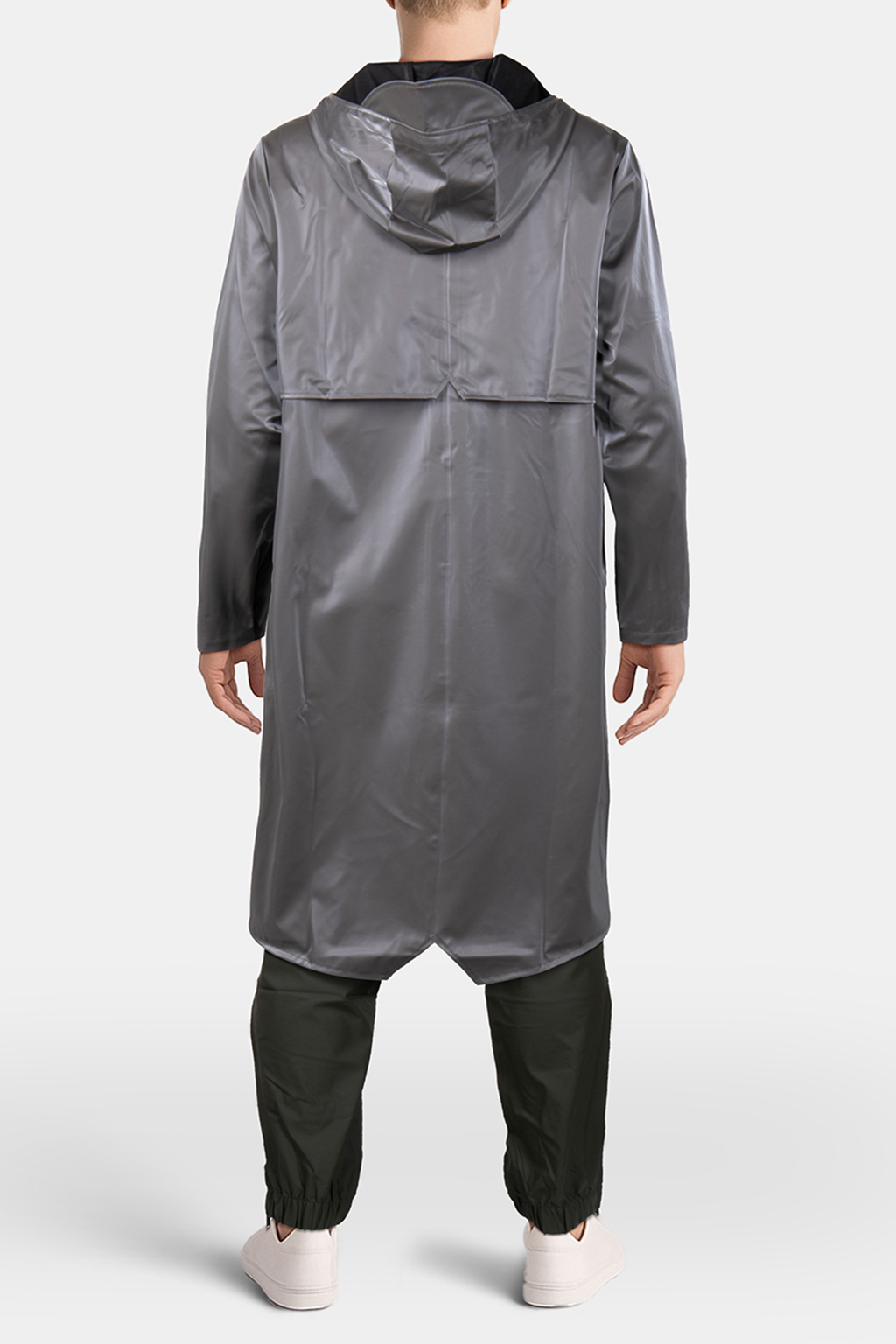 LONGER JACKET W3 METALLIC GREY UNISEX 2