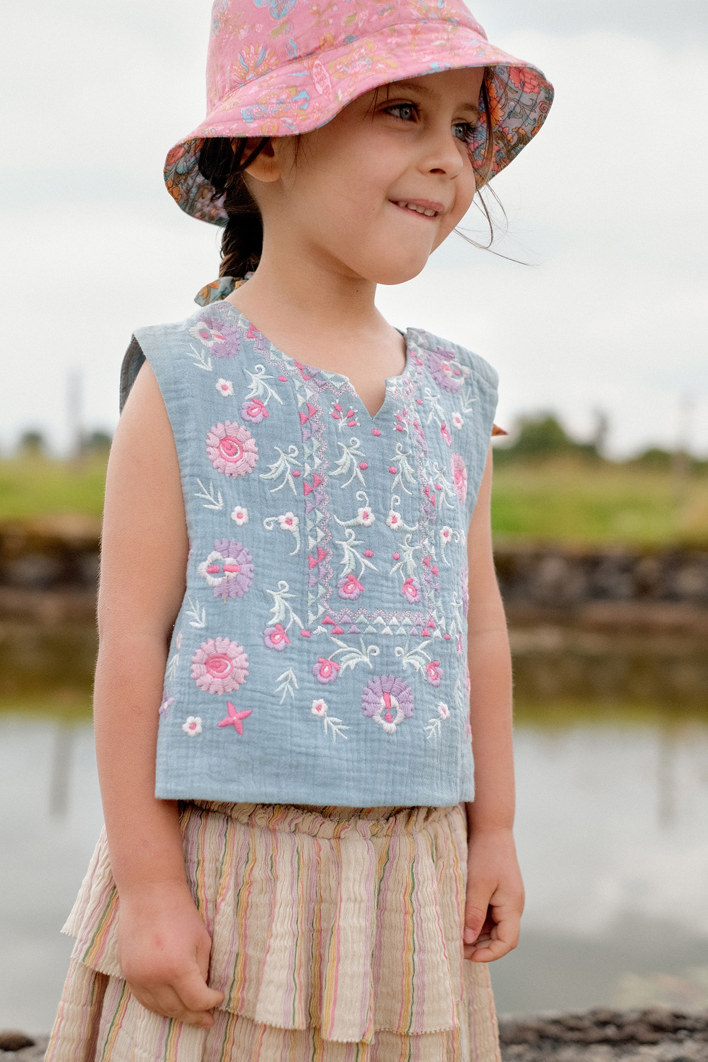 SKIRT ROUMIA MULTICO RAINBOW LINE 3