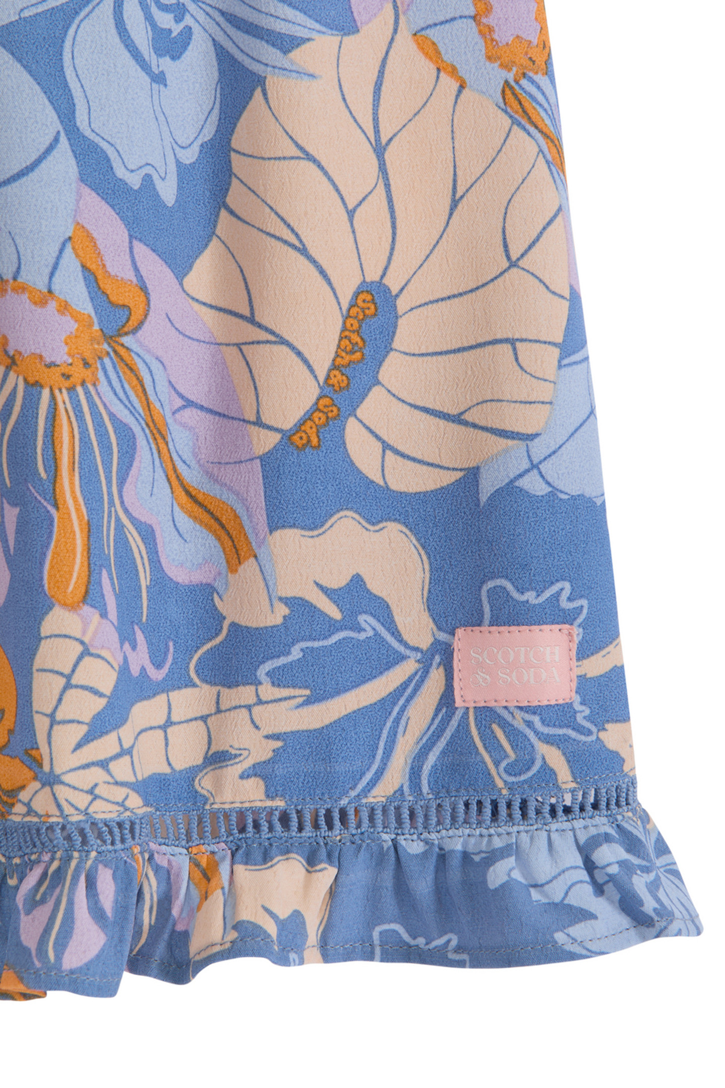 BIG GIRLS S&S 2 PC ROMPER AND HEADBAND SET BLUE/GREY 4