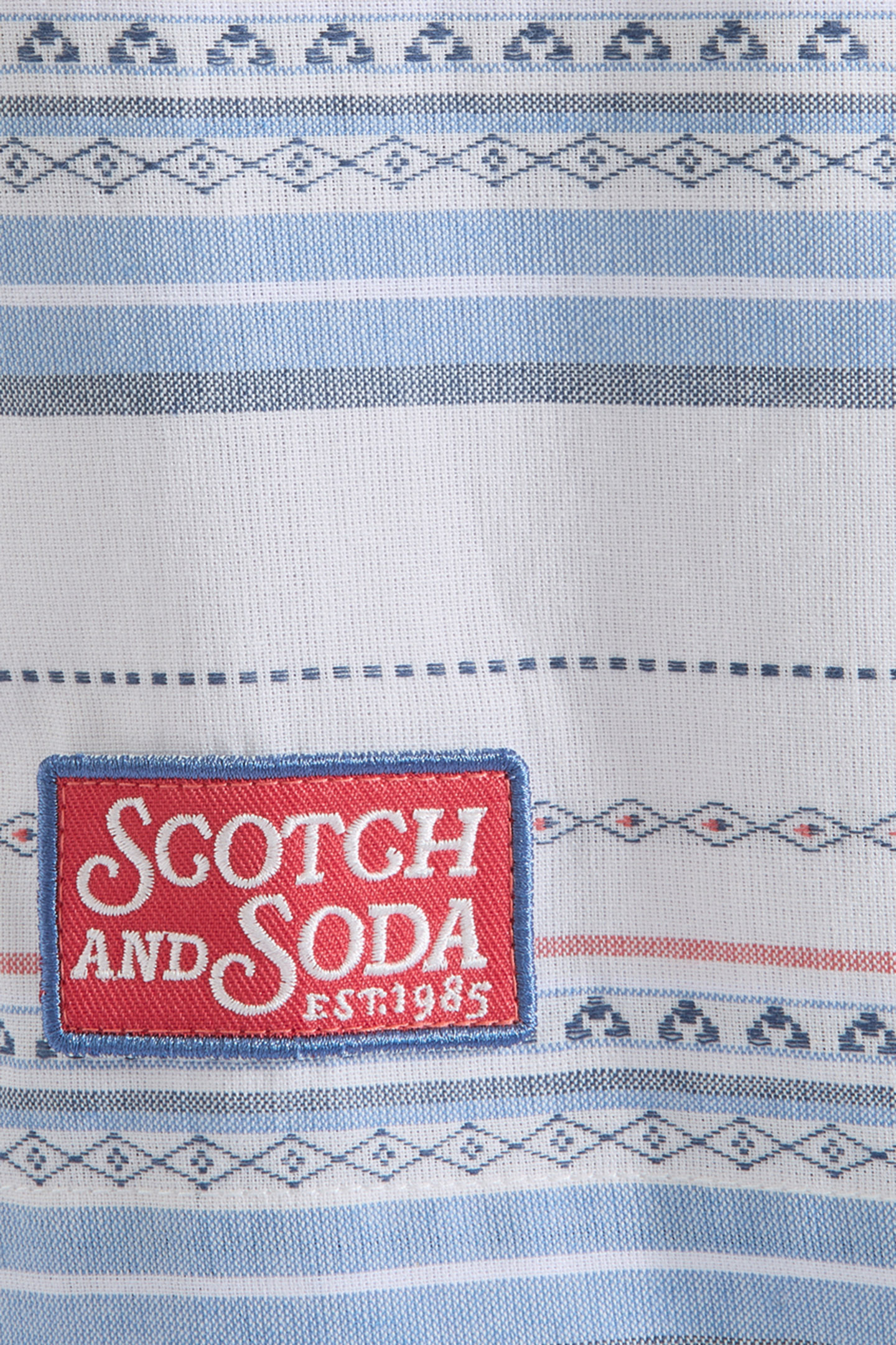 BOYS DOBBY CAMP SHIRT GREY/GREY 4