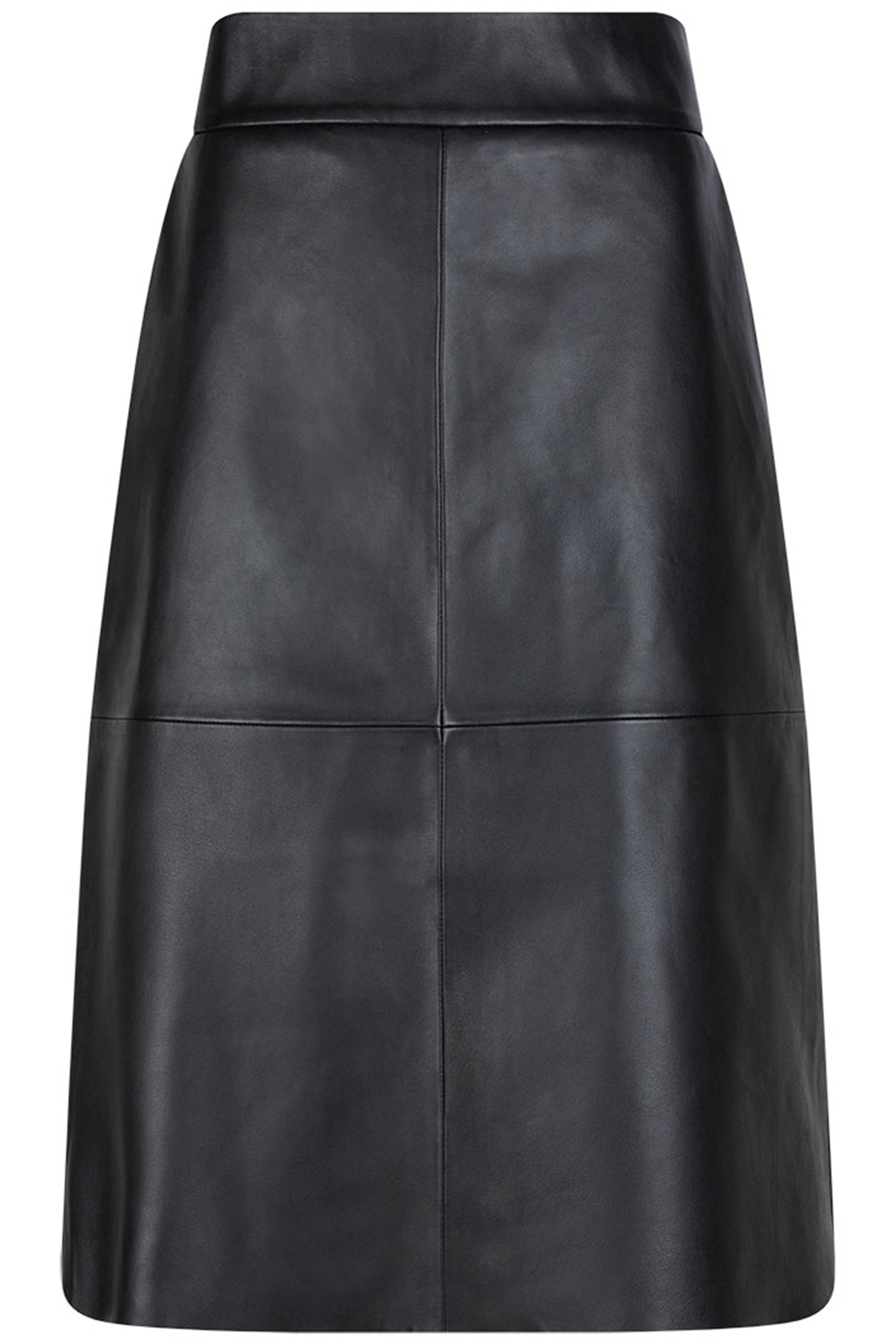 NOORA LEATHER SKIRT RAVEN 3