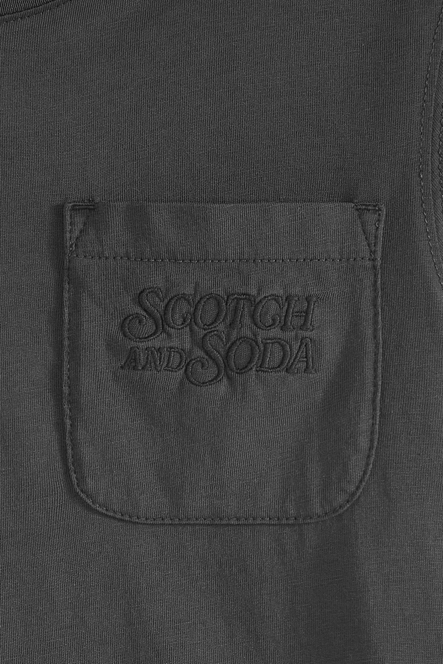 BOYS GARMENT WASH TEE BLACK 3