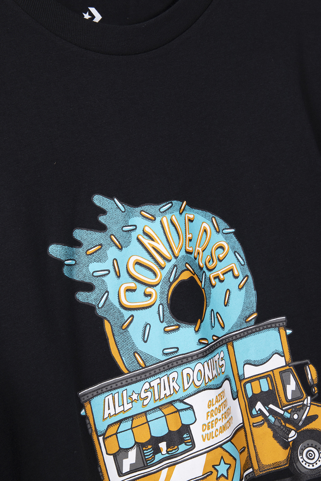 FOOD TRUCK T-SHIRT CONVERSE BLACK 4