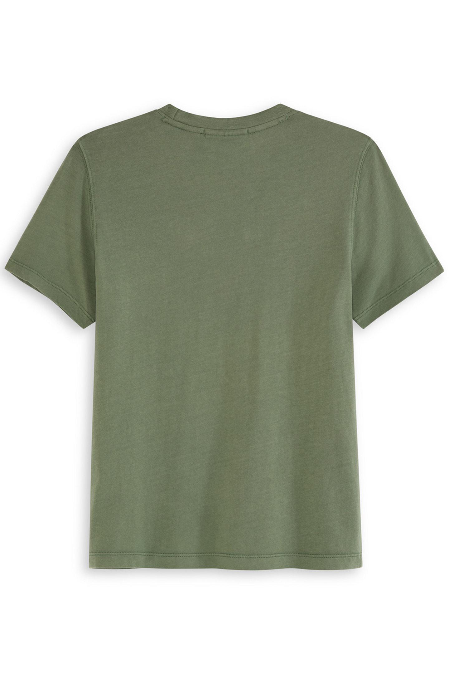 BOYS GARMENT WASH TEE MEDIUM GREEN 2