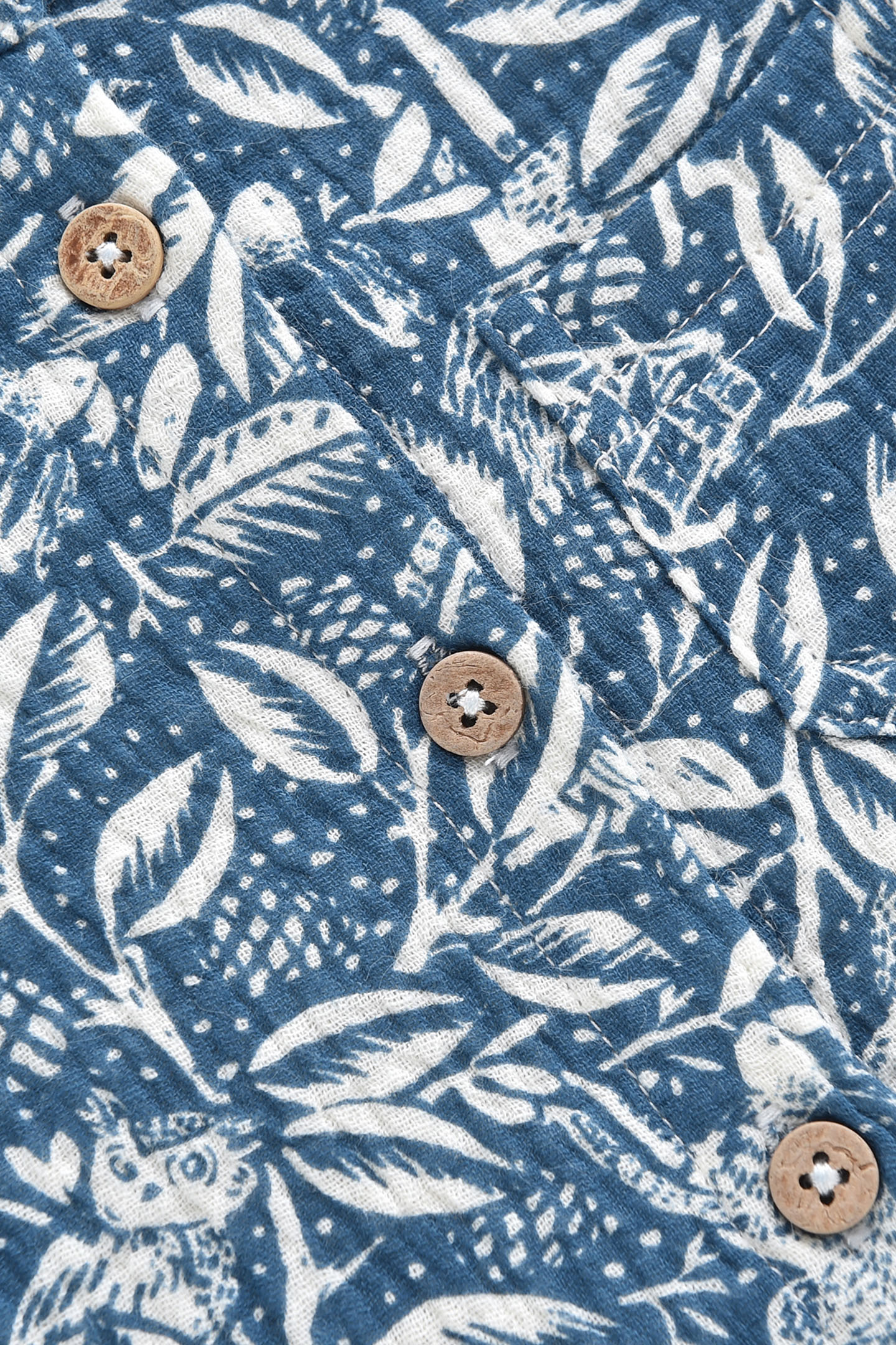 SHIRT AMANO INDIGO WOODLAND 9