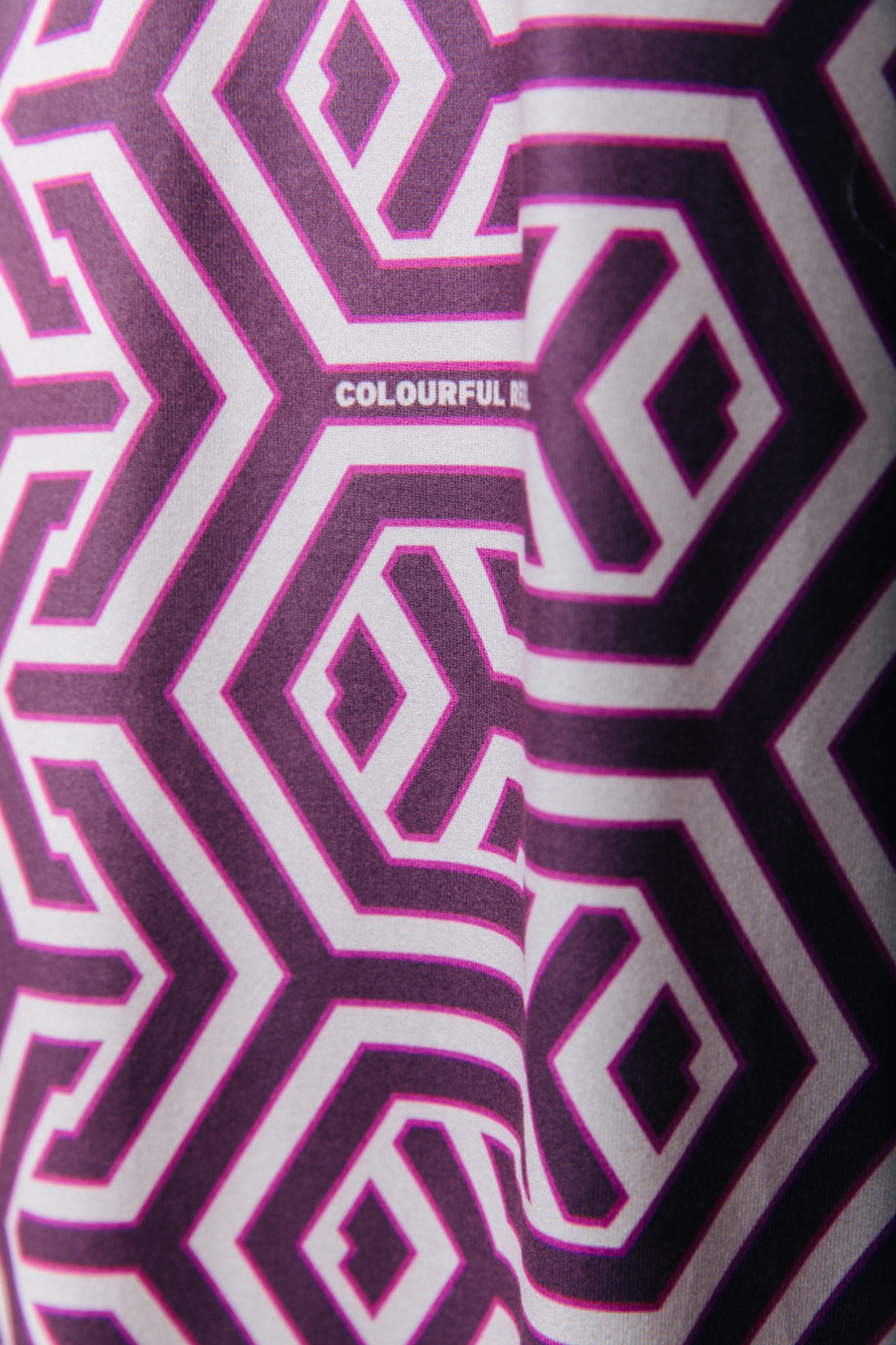 CR GEO PEACHED EXTRA FLARE PANTS WARM BORDEAUX 3