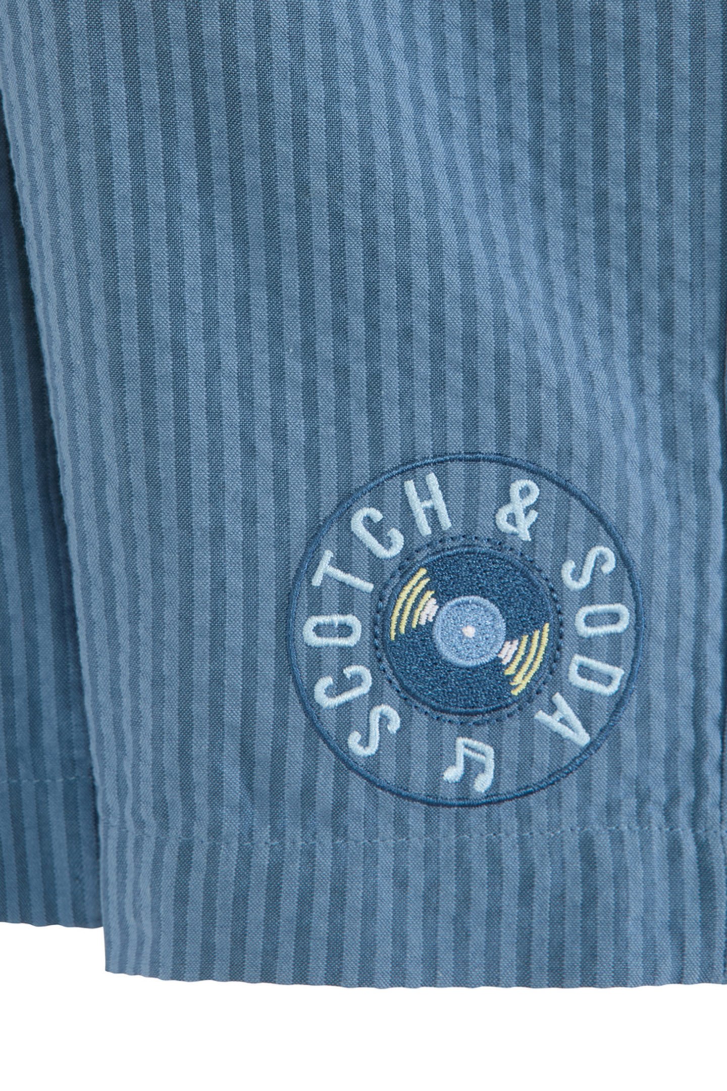 BOYS SEERSUCKER SHORT DARK OBSIDIAN 4