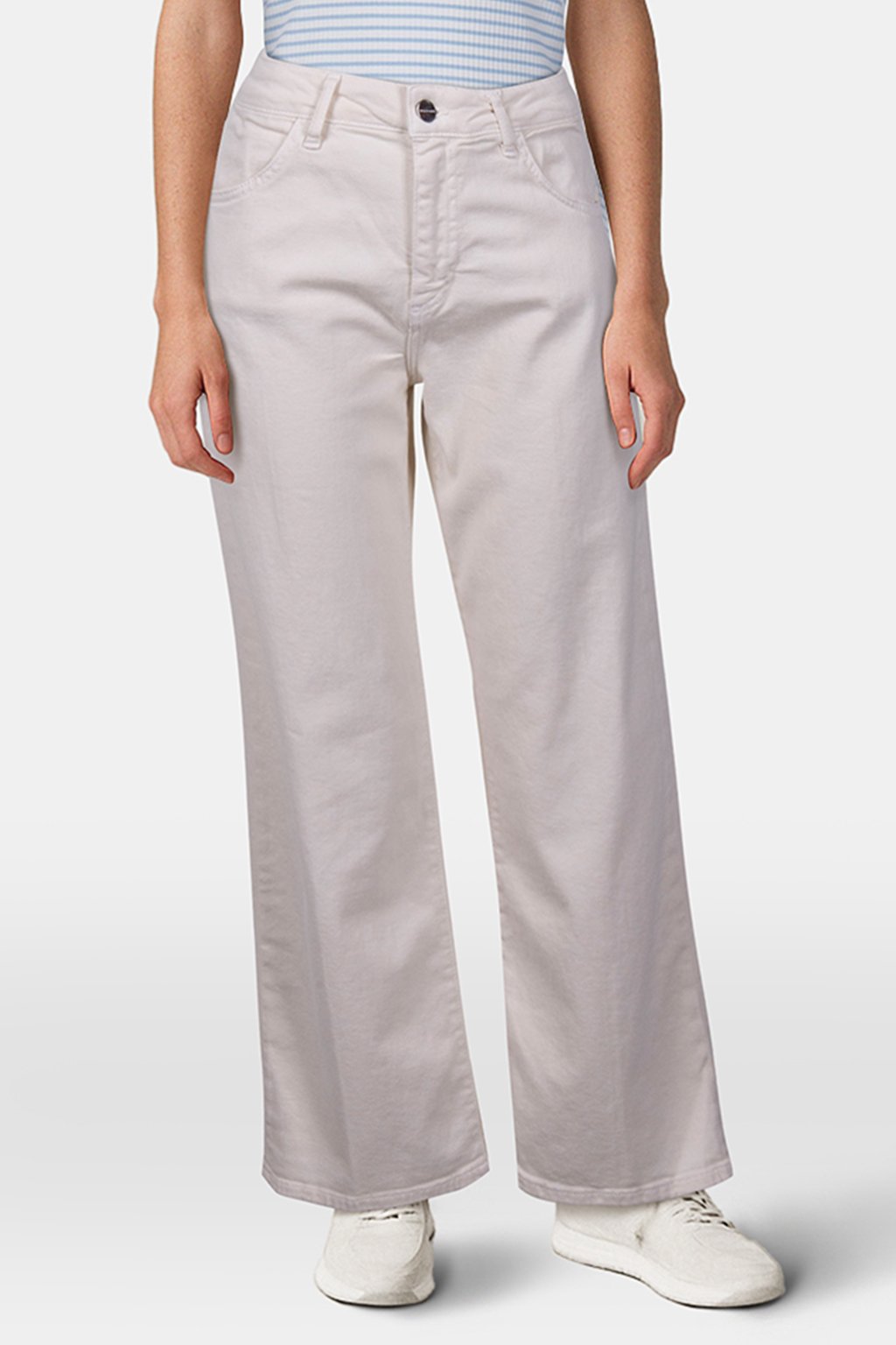 CULOTTE WHITE DENIM ORGANIC WHITE by Rich & Royal