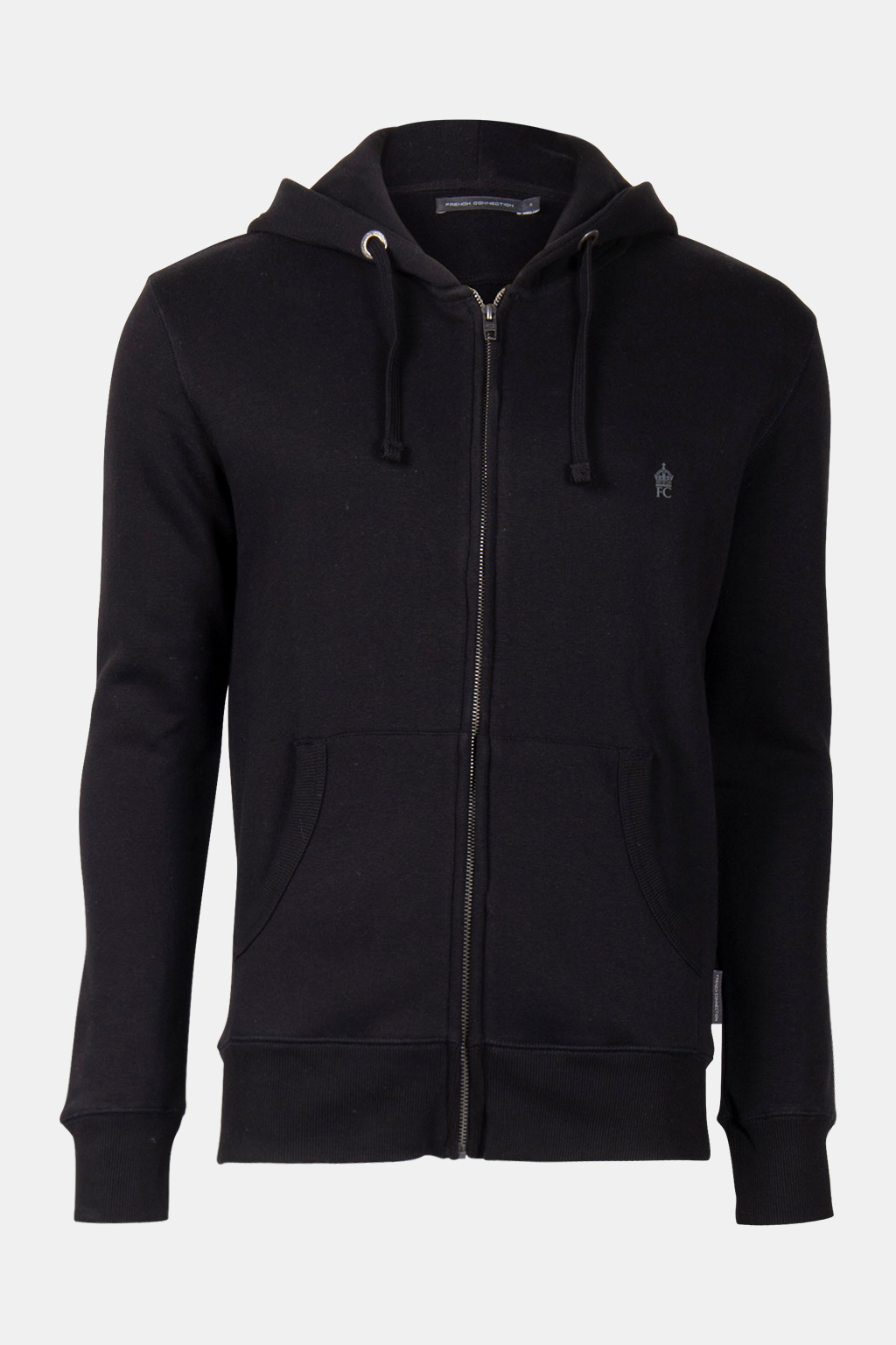 FC ZIP HOOD BLACK/GUNMETAL 3