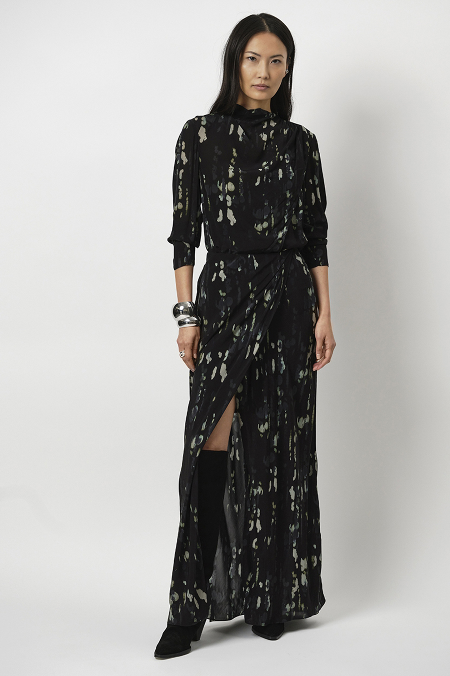 CRISTOPER PRINTED MAXI SKIRT MULTICOLOUR by Dante6