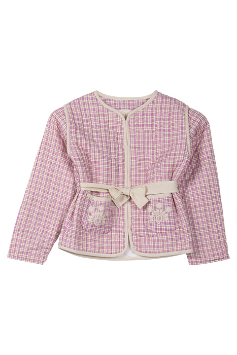 JACKET TELIANI FUCHSIA TARTAN JOY 1