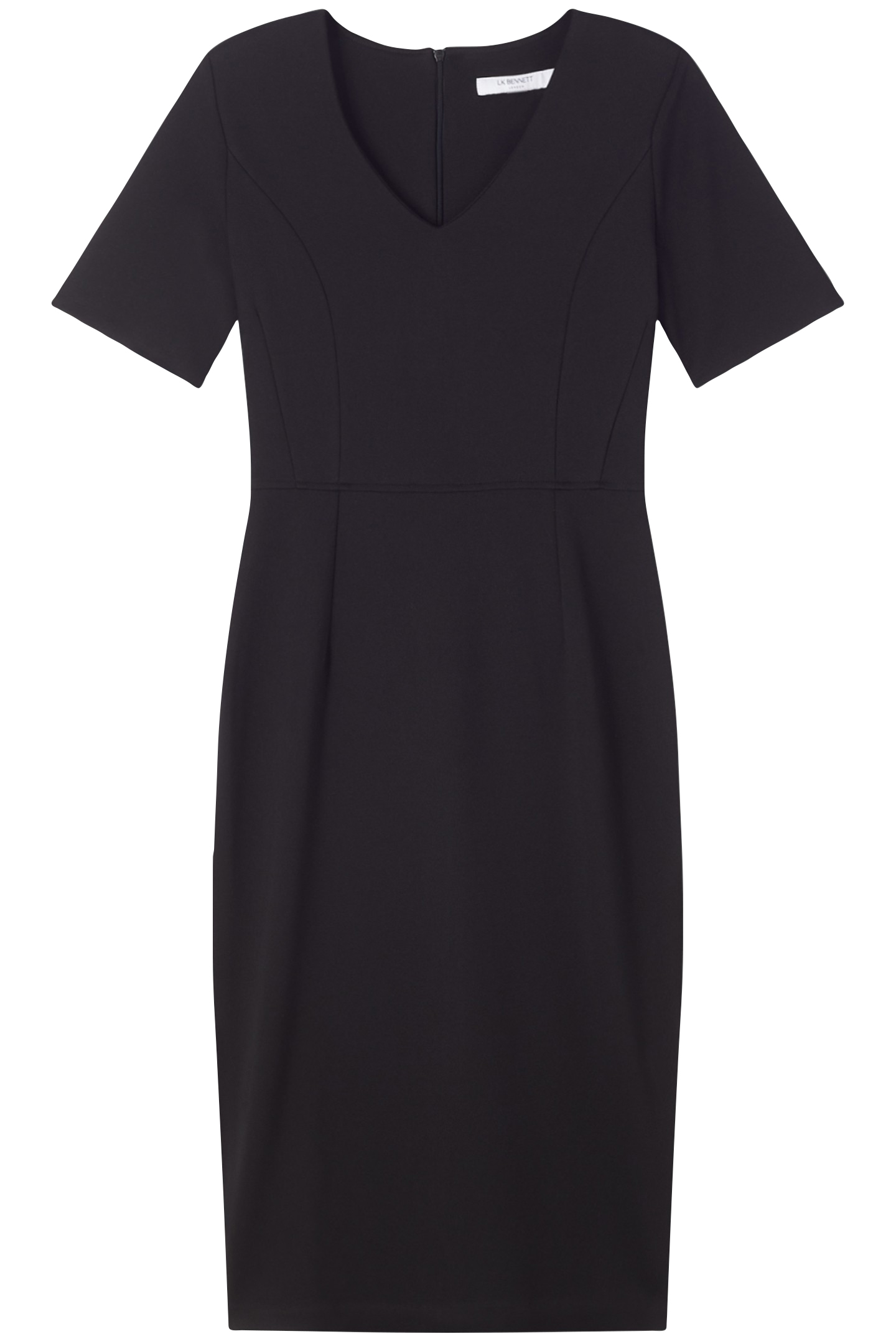 DR NATASHA - V NECK PANEL BLACK 3
