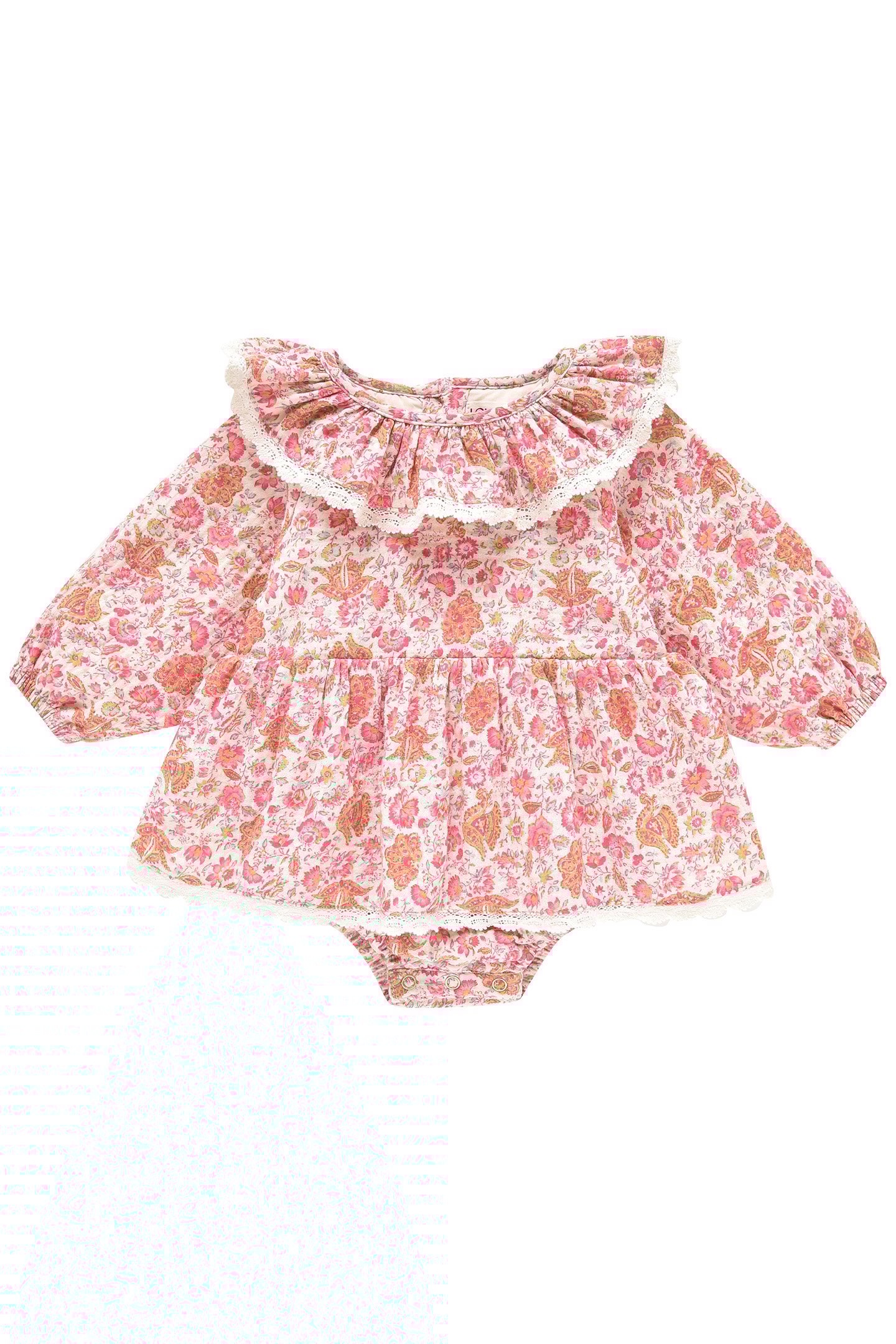 ROMPERS INDIA CREAM FLOWER FIELDS 2