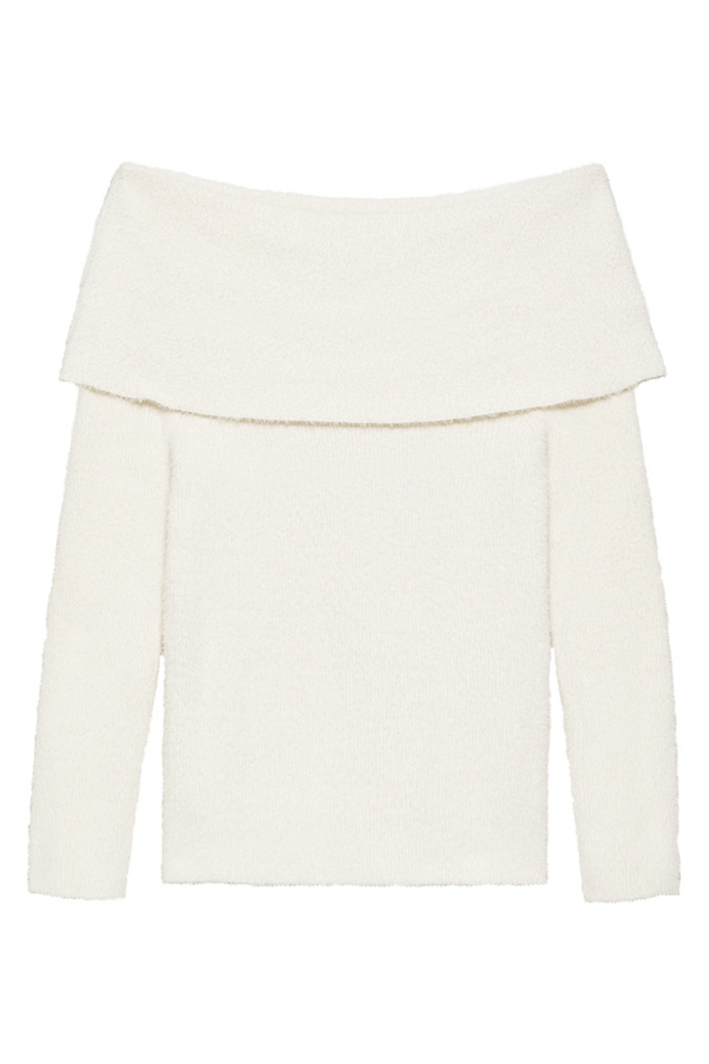 OFF SHOULDER LONG SLEEVE KNIT OFF WHITE 4