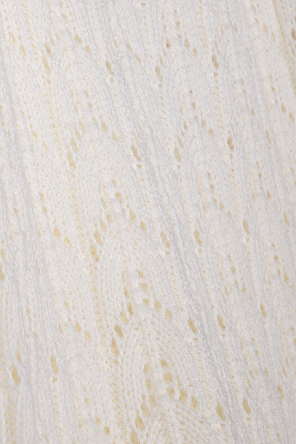 AJOUR KNIT LOOSE FIT T-SHIRT WHISPER WHITE 4