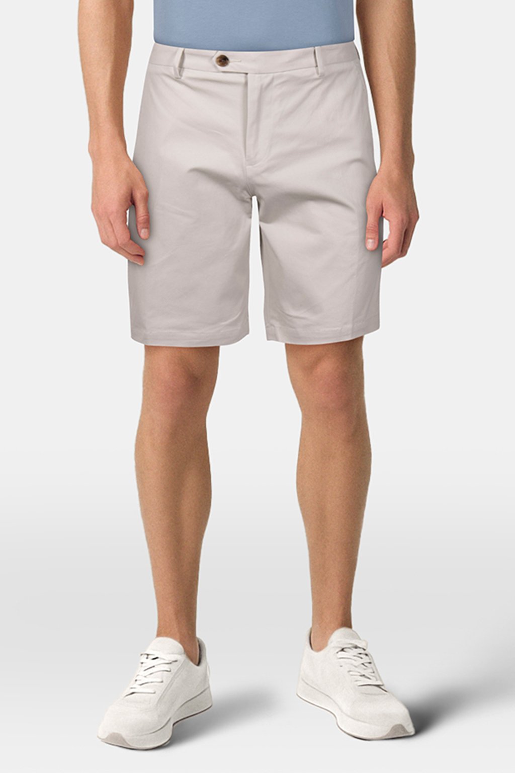HAMPTON STRETCH COTTON CHINO SHORTS STONE - OUTLET PRICE by Reiss