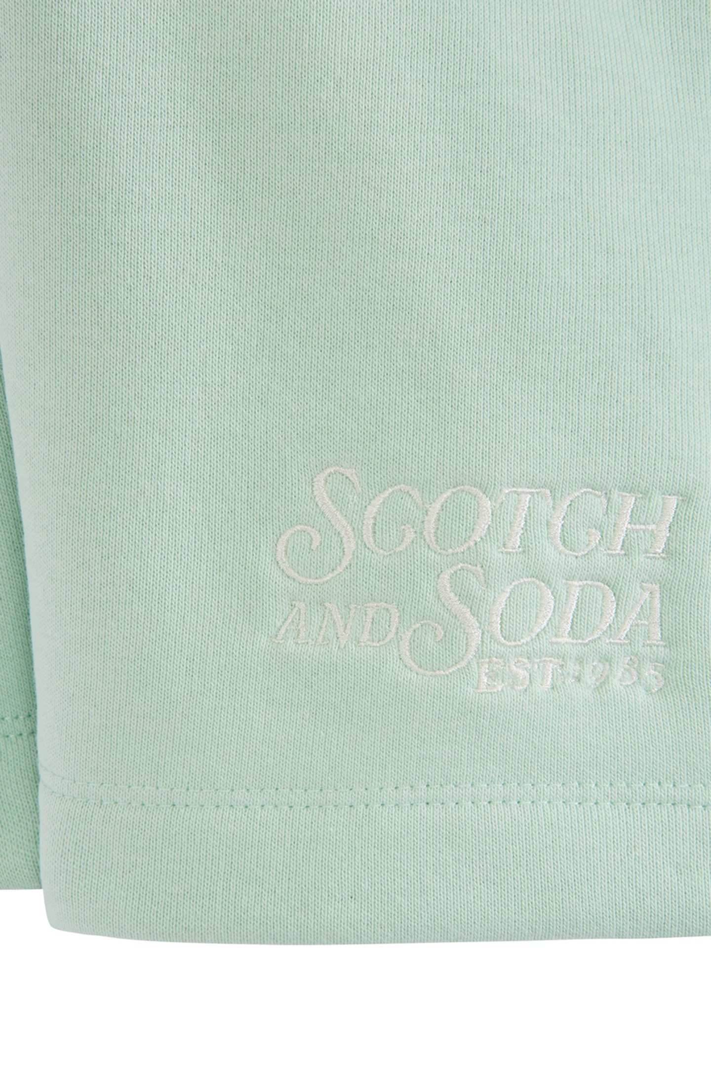 BOYS FLEECE SHORT LIGHT PASTEL GREEN 4