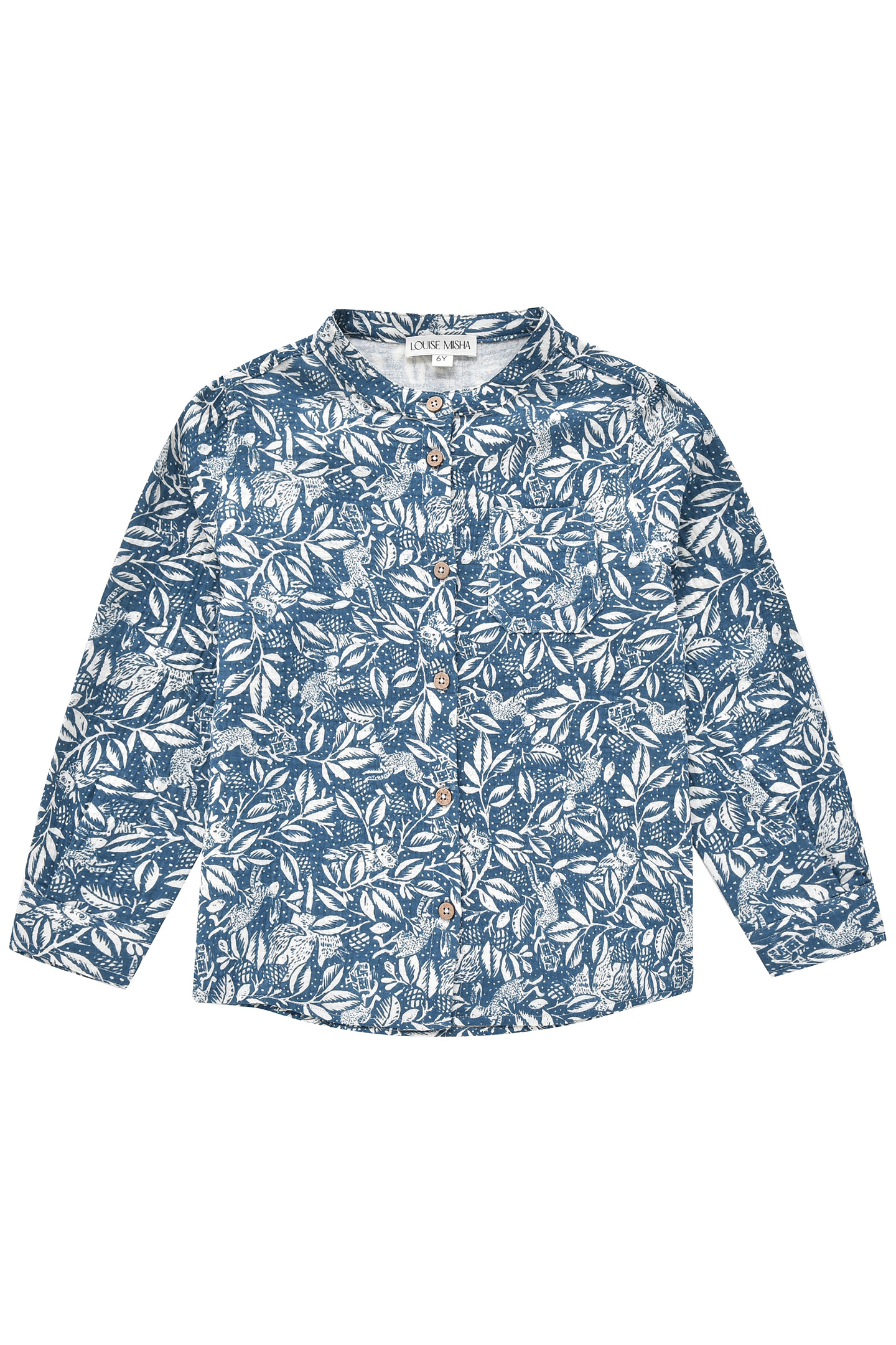 SHIRT AMANO INDIGO WOODLAND 1