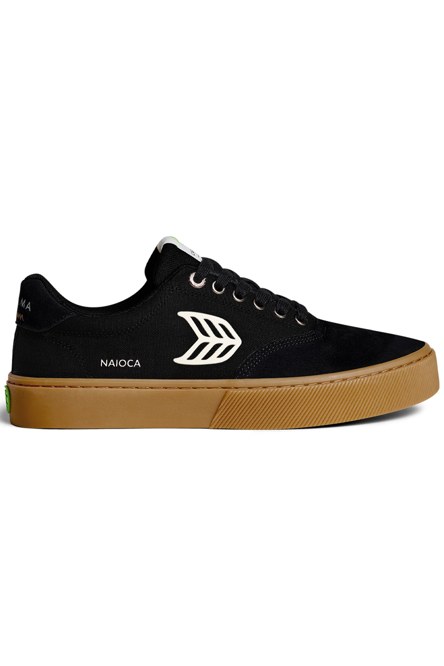 NAIOCA SUEDE AND CANVAS GUM BLACK by CARIUMA