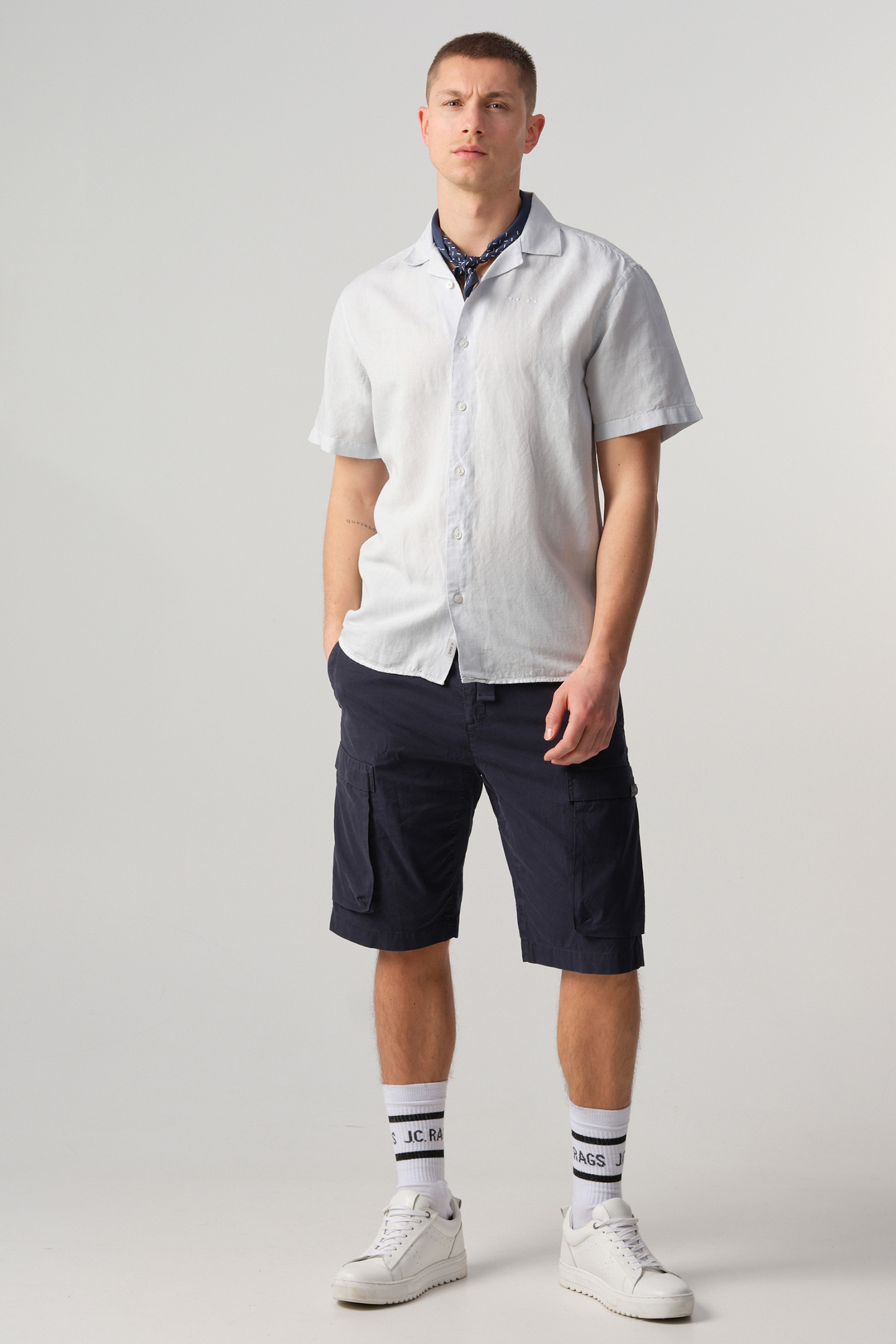 ELVIS CASUAL OVERHEMD KM BABY BLUE by J.C. Rags