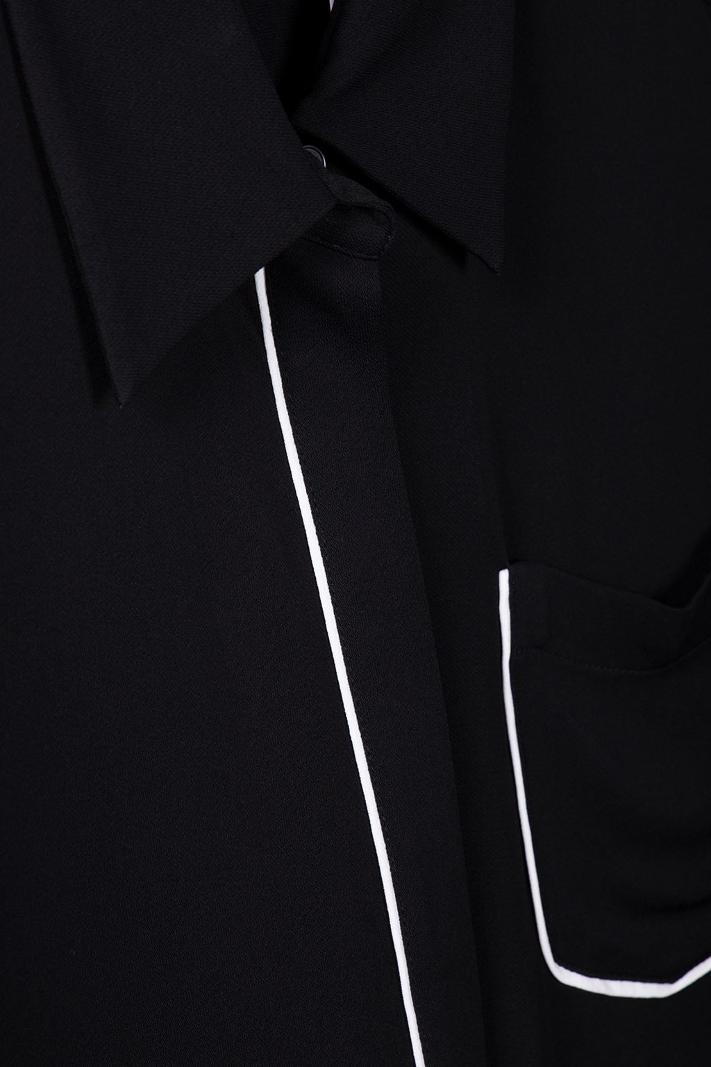 GINA-SIDE STRIPE CO-ORD S BLACK/IVORY 4