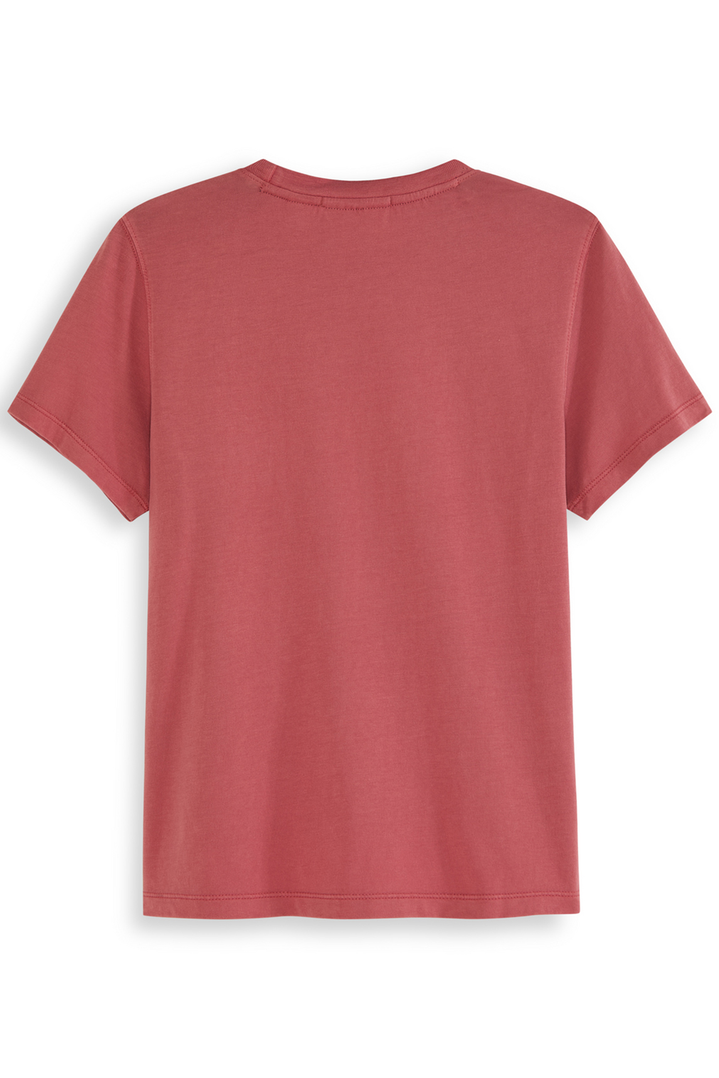 BOYS GARMENT WASH TEE LT PASTEL RED 2