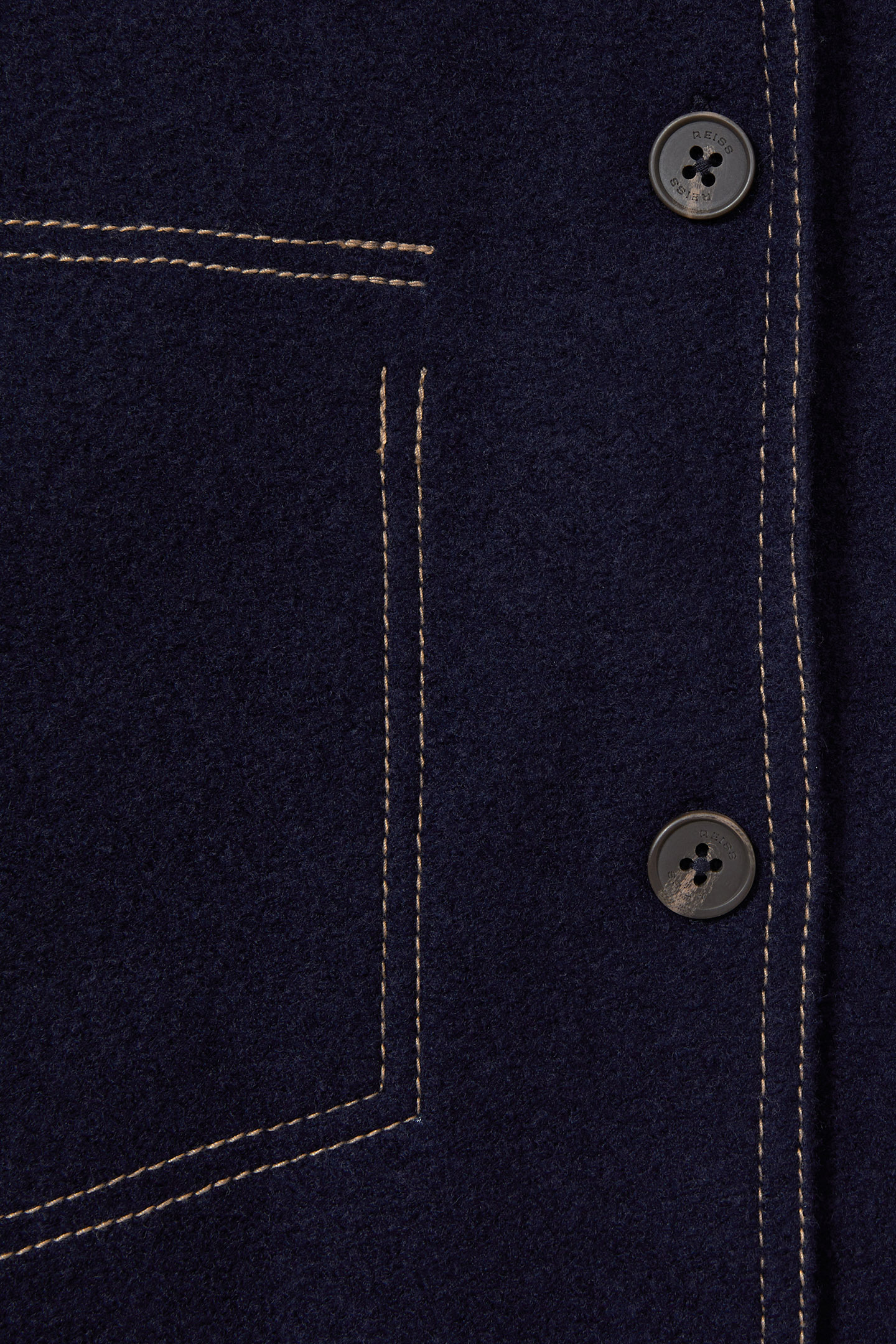 ELISE WOVEN SHIRT NAVY 7