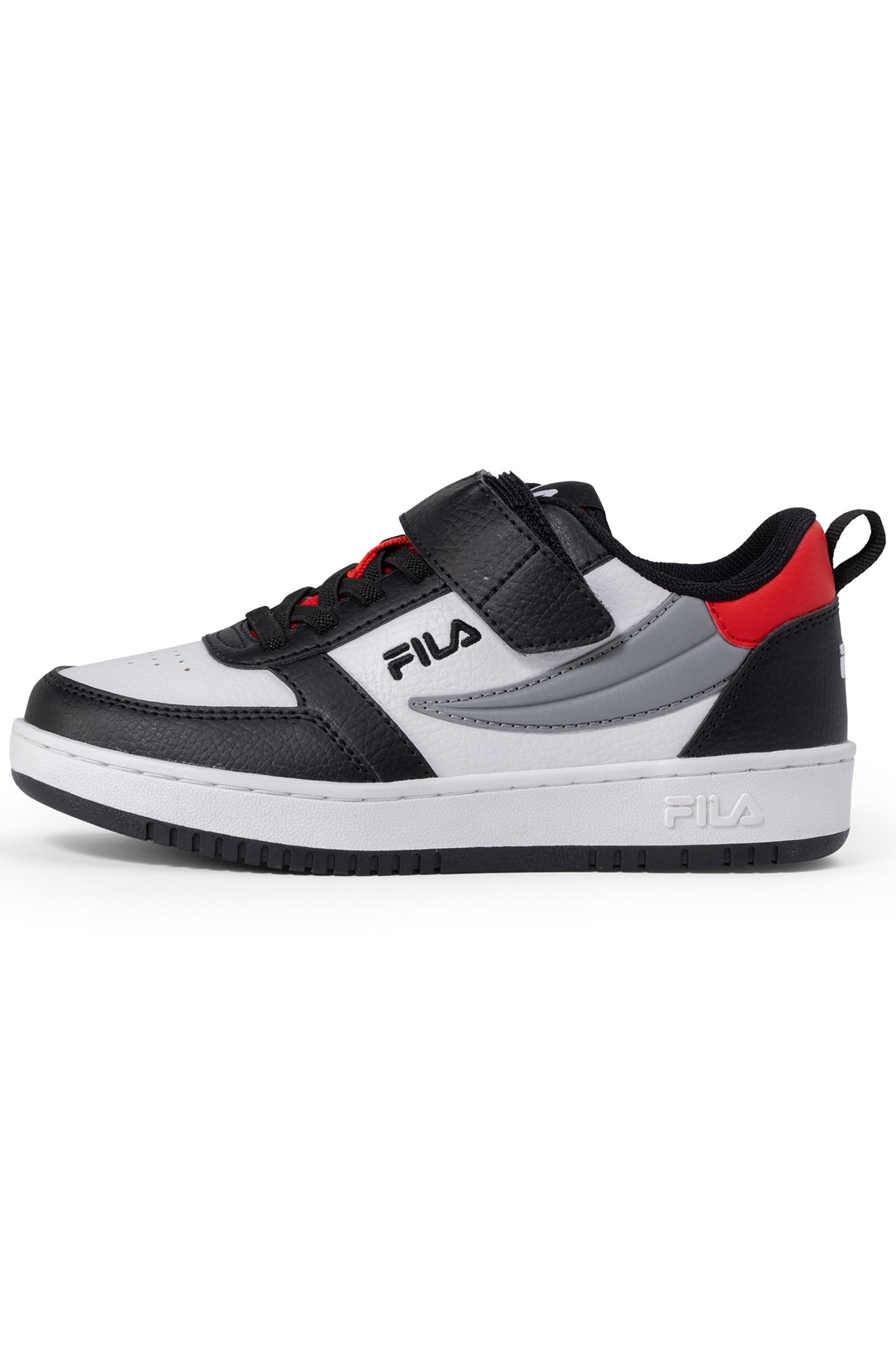 FILA REGA NF VELCRO KIDS UNISEX WHITE-BLACK-FILA RED by FILA