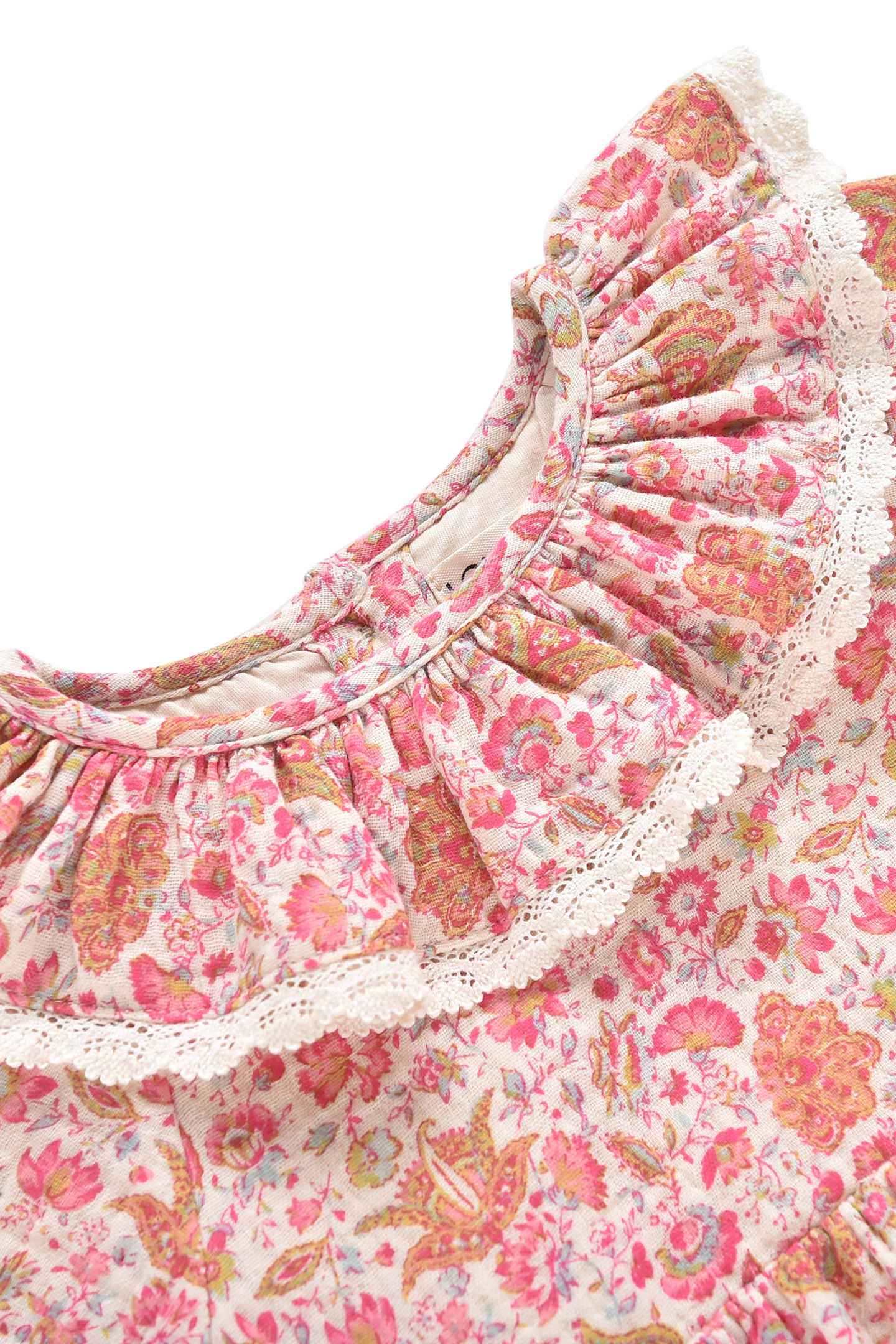 ROMPERS INDIA CREAM FLOWER FIELDS 6