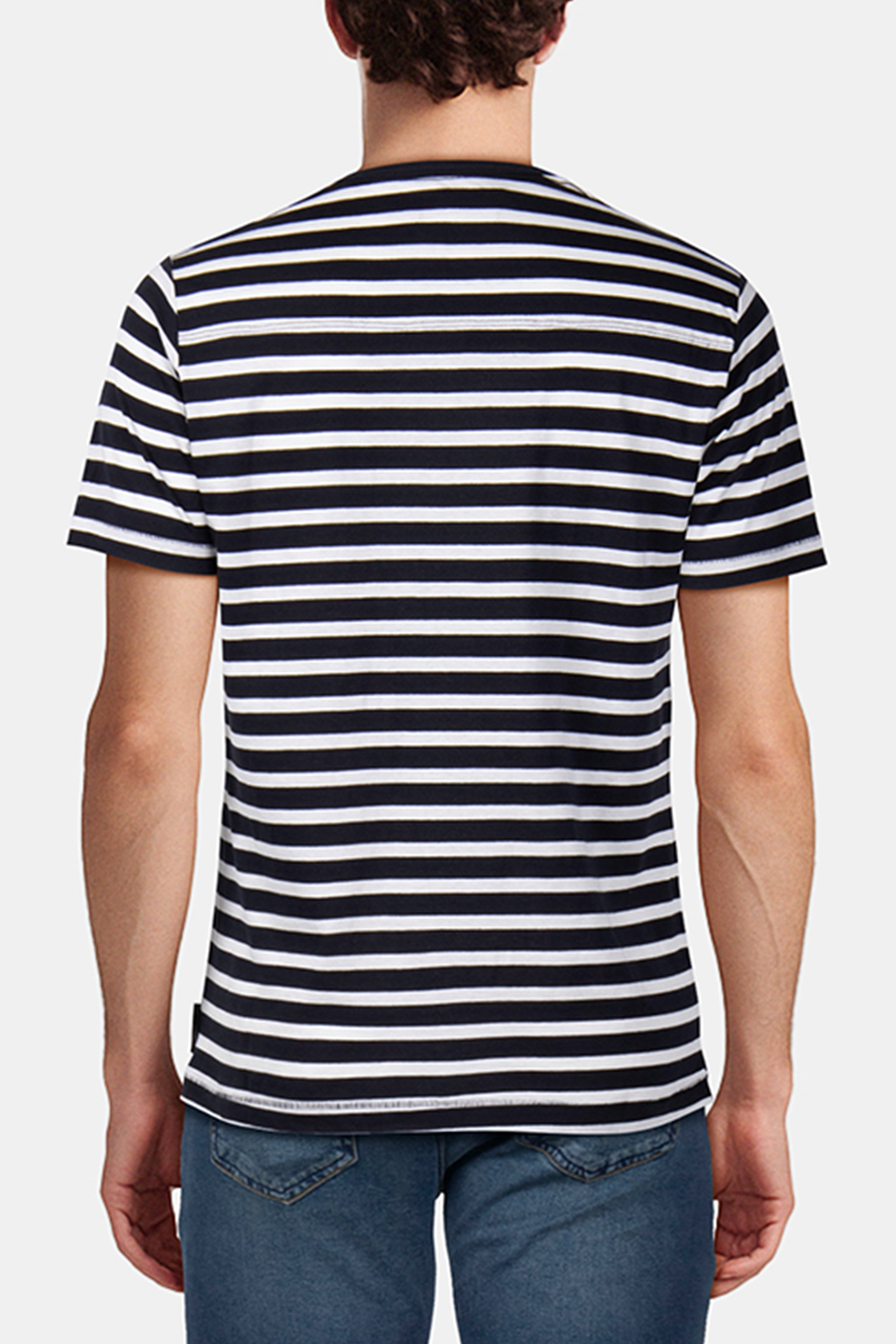 MID STRIPE POCKET Y/D SS25 MARINE/ECRU 2