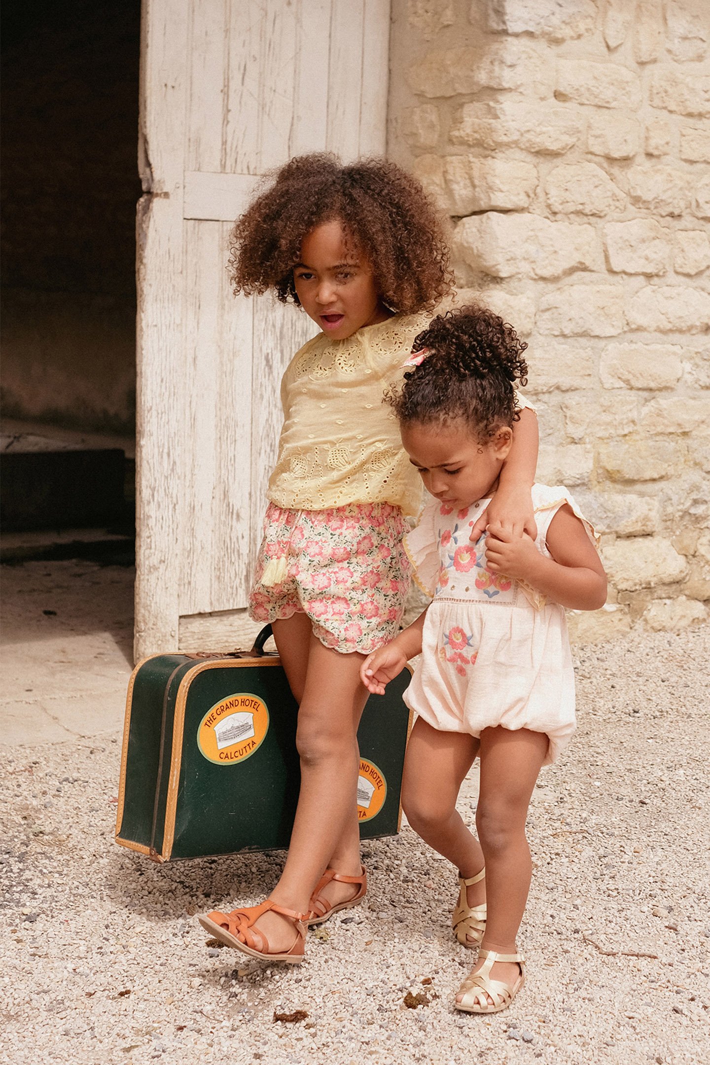 SHORTS VALLALOID PINK MEADOW 3